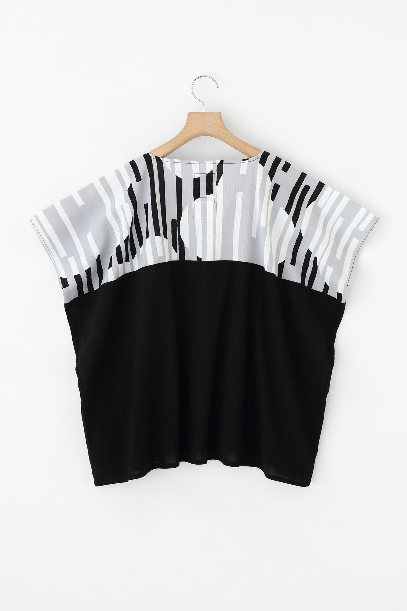 高島縮 20/20 四角衣（しかくい） 組（くみ） 肩文様（かたもんよう