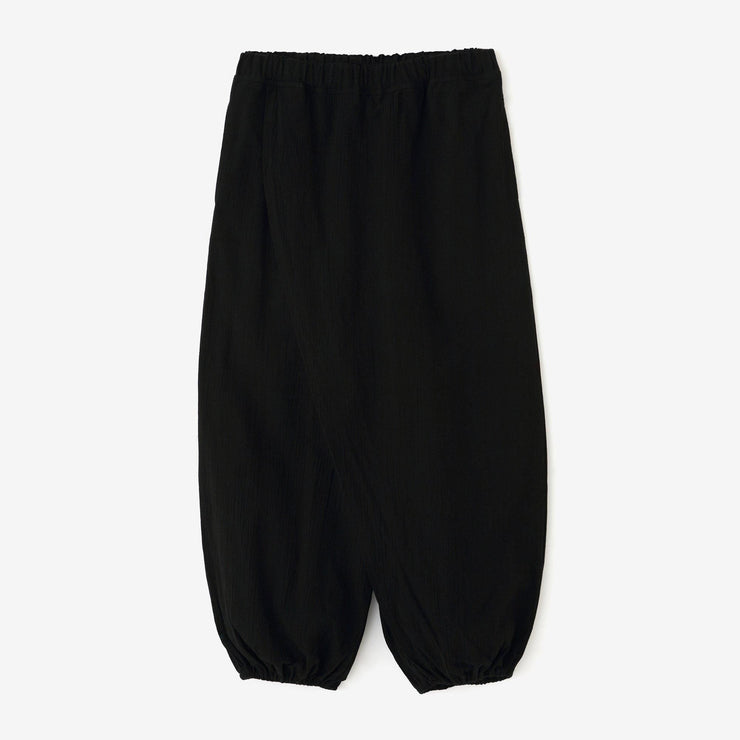 Chizimi Cotton 20/20 Wrap Harem Pants / Black2