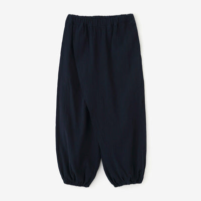Chizimi Cotton 20/20 Wrap Harem Pants / Dark Blue 2 