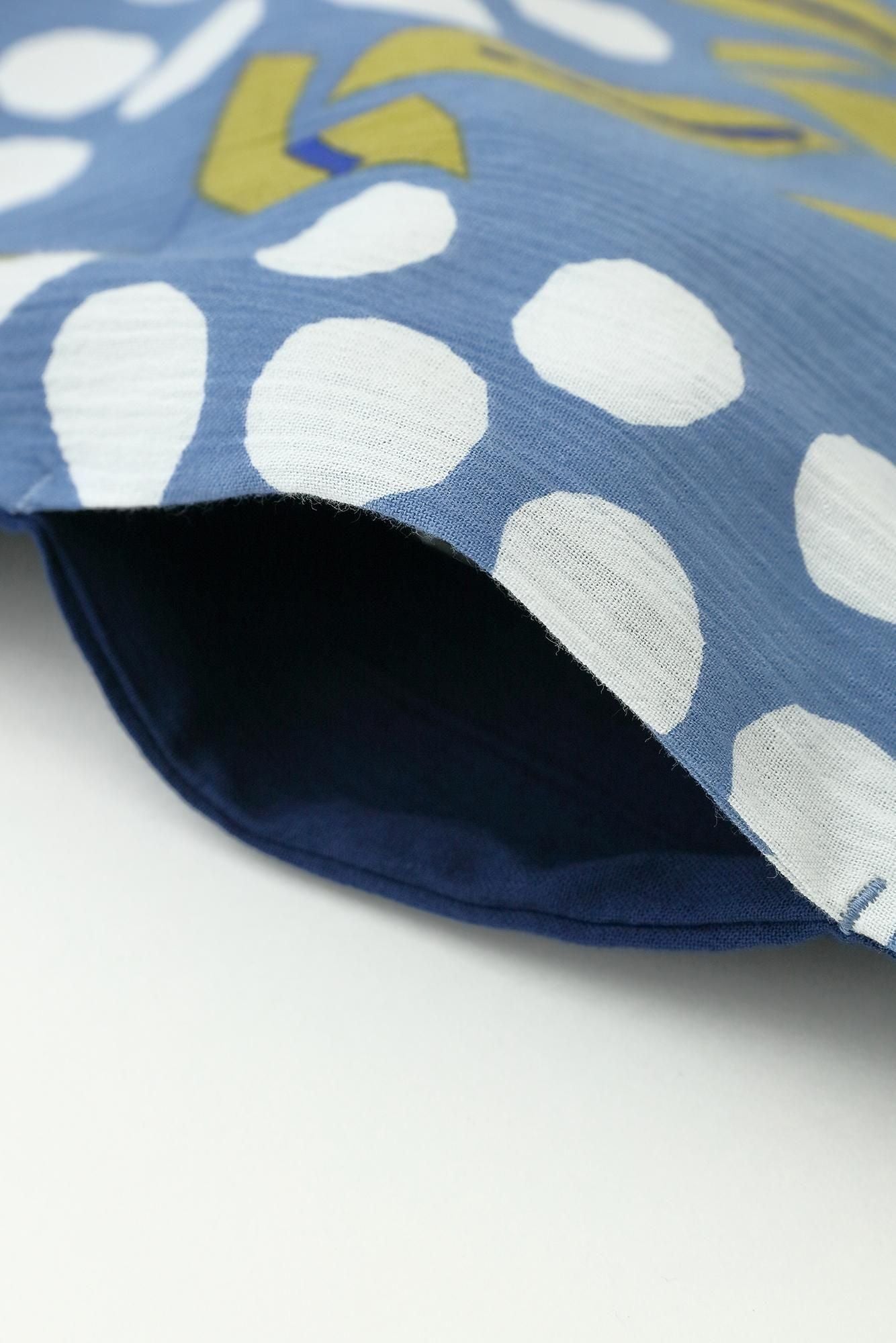 高島縮 20/20 長方形衣（ちょうほうけい） 組（くみ） 裾文様