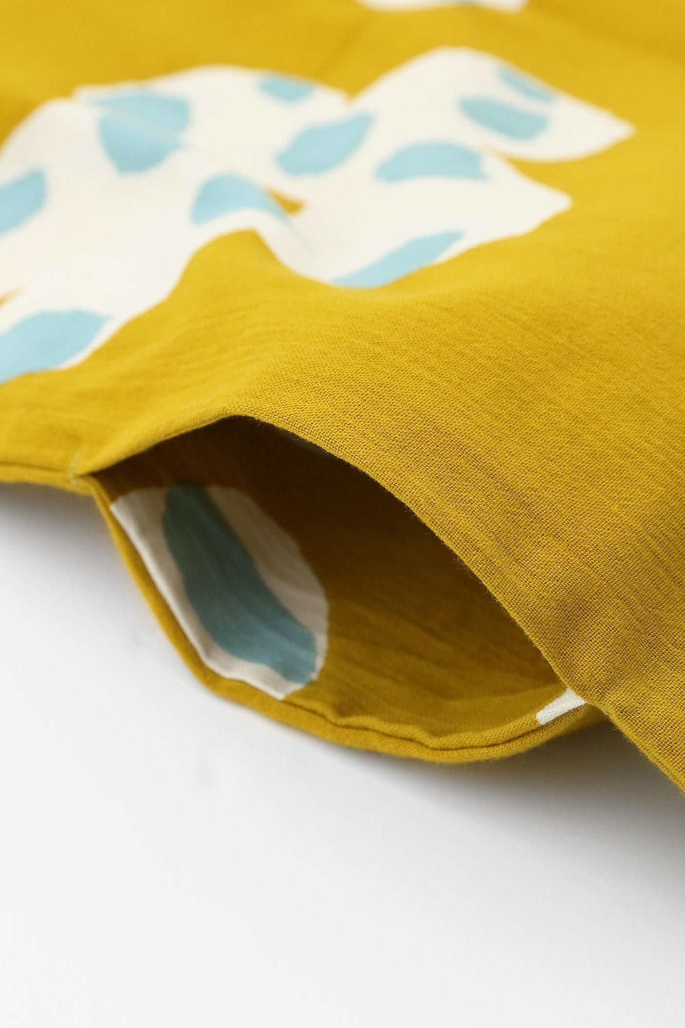 高島縮棉 20/20長方形洋裝／綻放