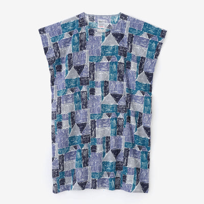 타카시마치지미 20/20 직사각형 원피스(Chohokei)/돌 나무의 집