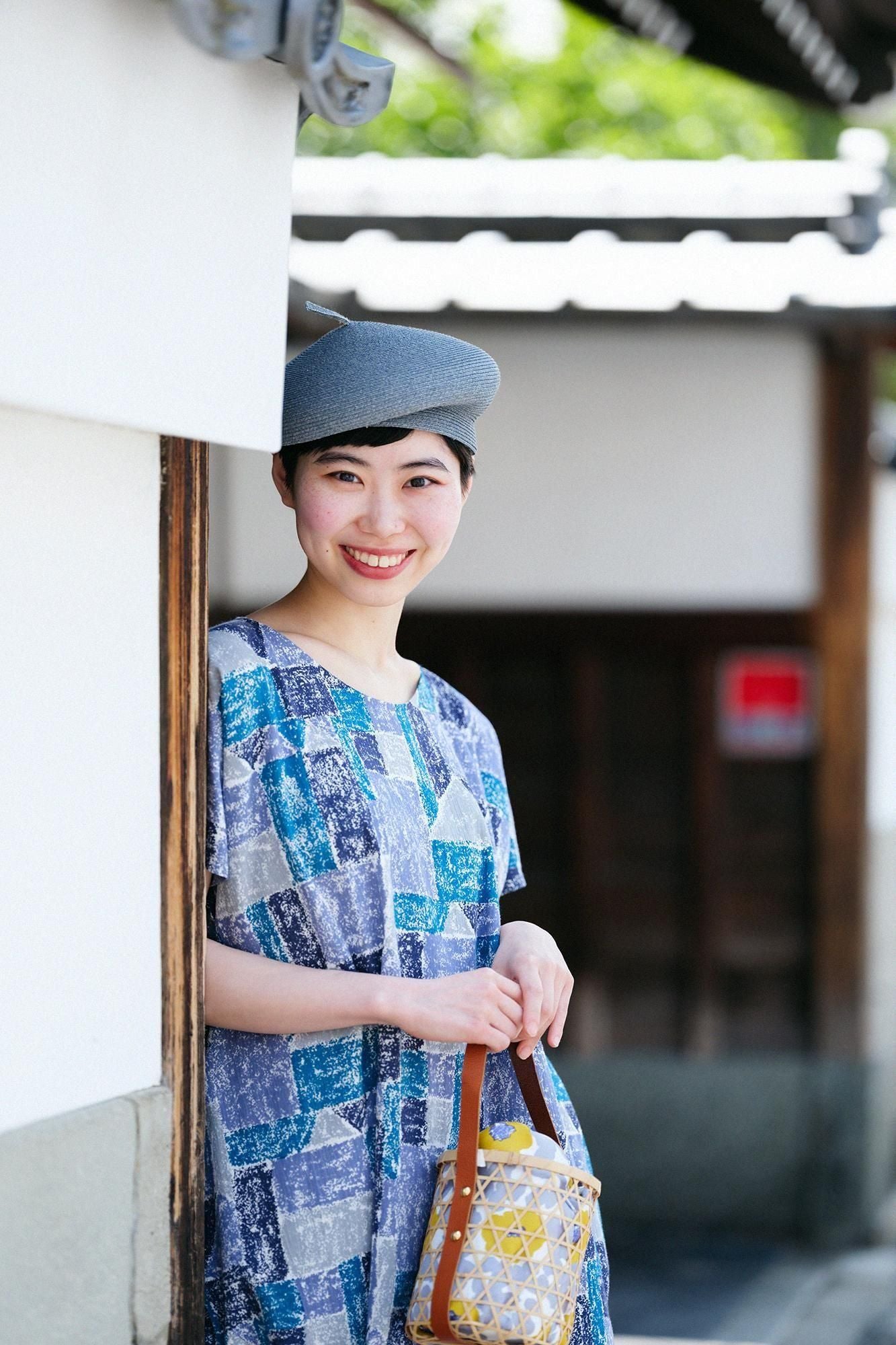 高島縮 20/20 長方形衣（ちょうほうけい）／つみ木の家