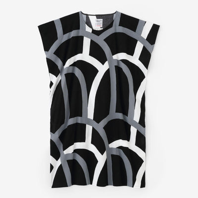 타카시마치지미 20/20 직사각형 원피스(Chohokei)/오오타키 검은색