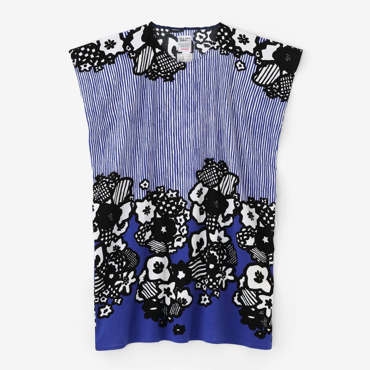 高島縮 20/20 長方形衣（ちょうほうけい）／花くすだま