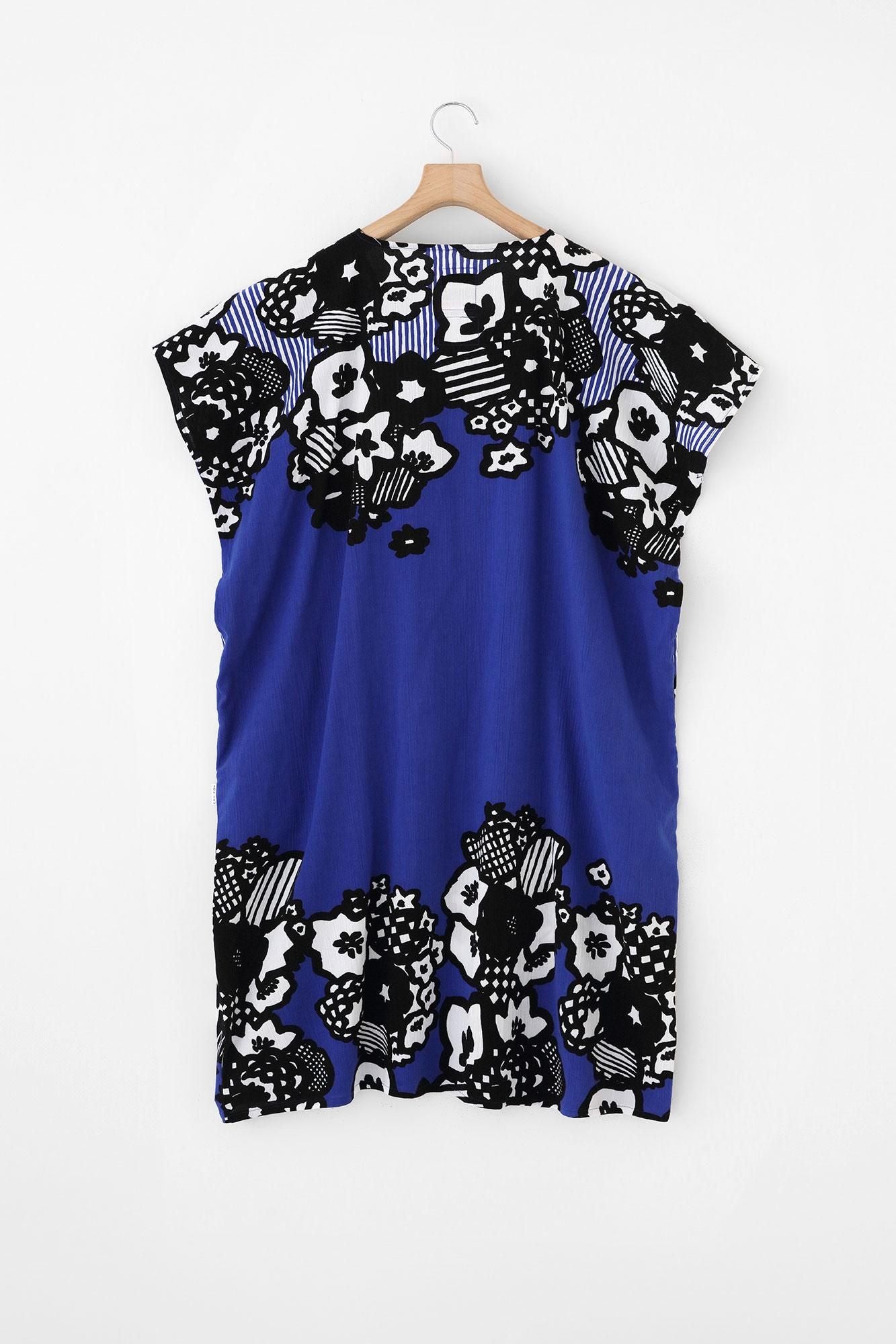 高島縮 20/20 長方形衣（ちょうほうけい）／花くすだま