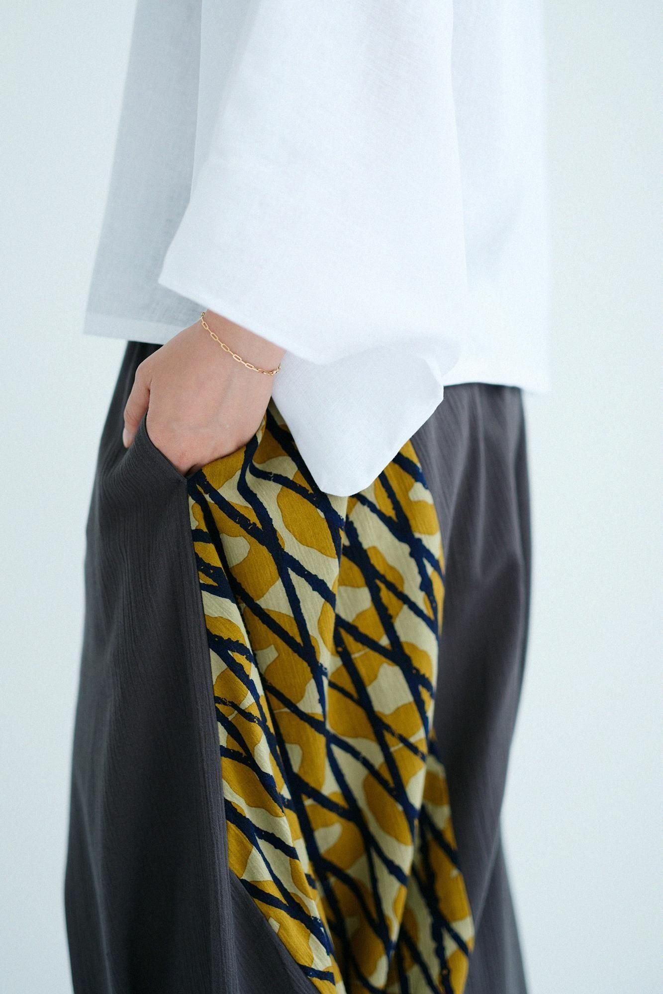 高島縮棉 20/20富士（飛鼠褲）2.0／深灰色×狂風暴雨