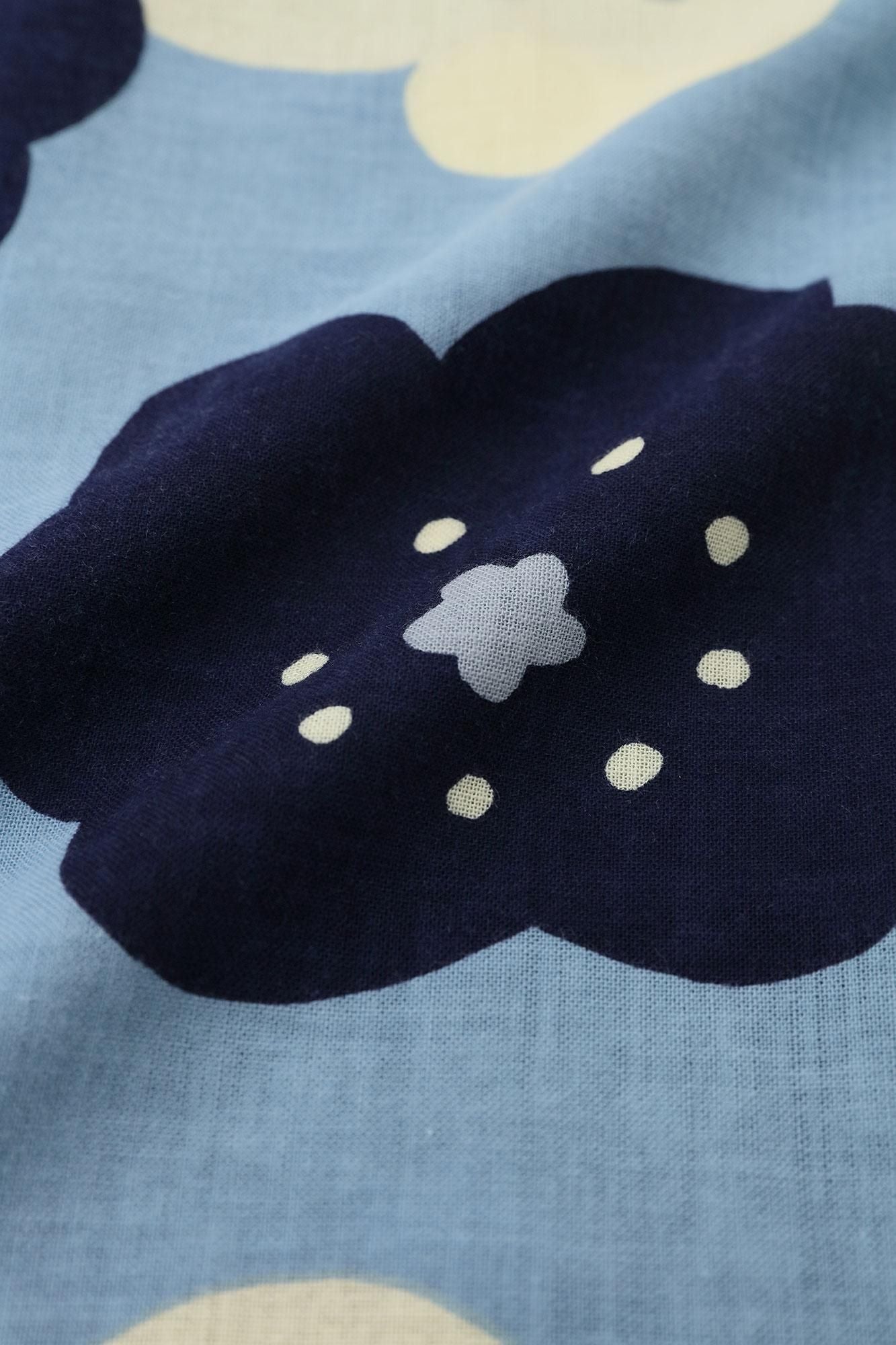 Isemomen Bun Rectangular Dress Split Joint / Smile Light Indigo