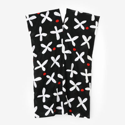 Isemomen Bun Rectangular Dress Split Joint / Suzushiroso Black