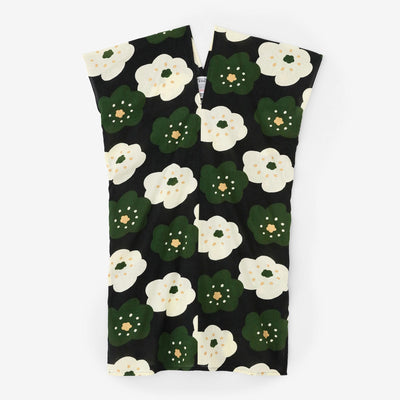 Isemomen Bun Rectangular Dress Split Joint / Smile Black