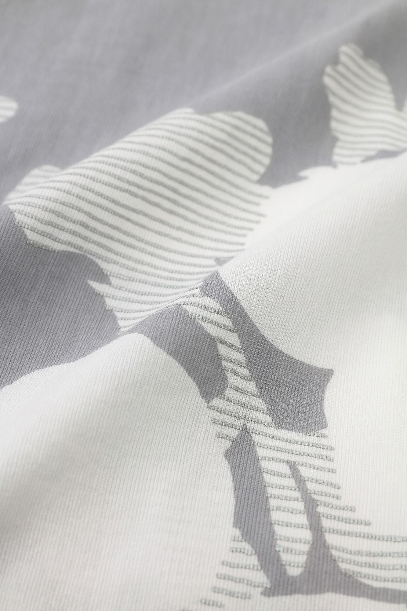 高島縮棉 40/40 風靡 上衣／菊唐草