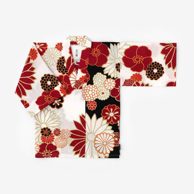 Chizimi Cotton 40/40 Fubi Kimono Shirt / Gold Damask