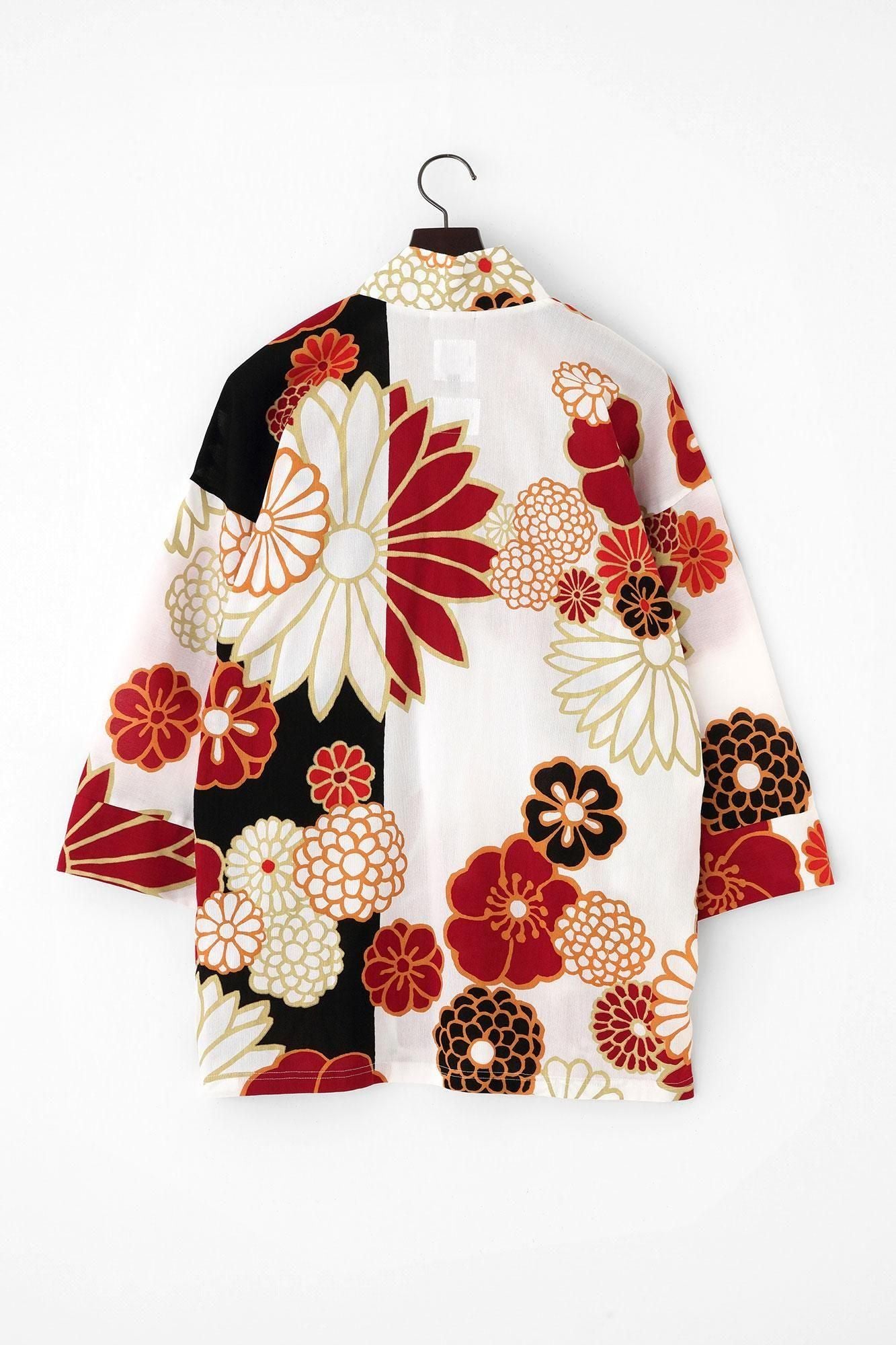 Sousou 高島縮 風靡上 牡丹華M 高島縮 40/40 風靡（ふうび） 上／牡丹華（ぼたんはなさく）