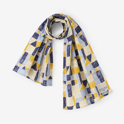 Isemomen Cotton Short Scarf / Toy Block Houses