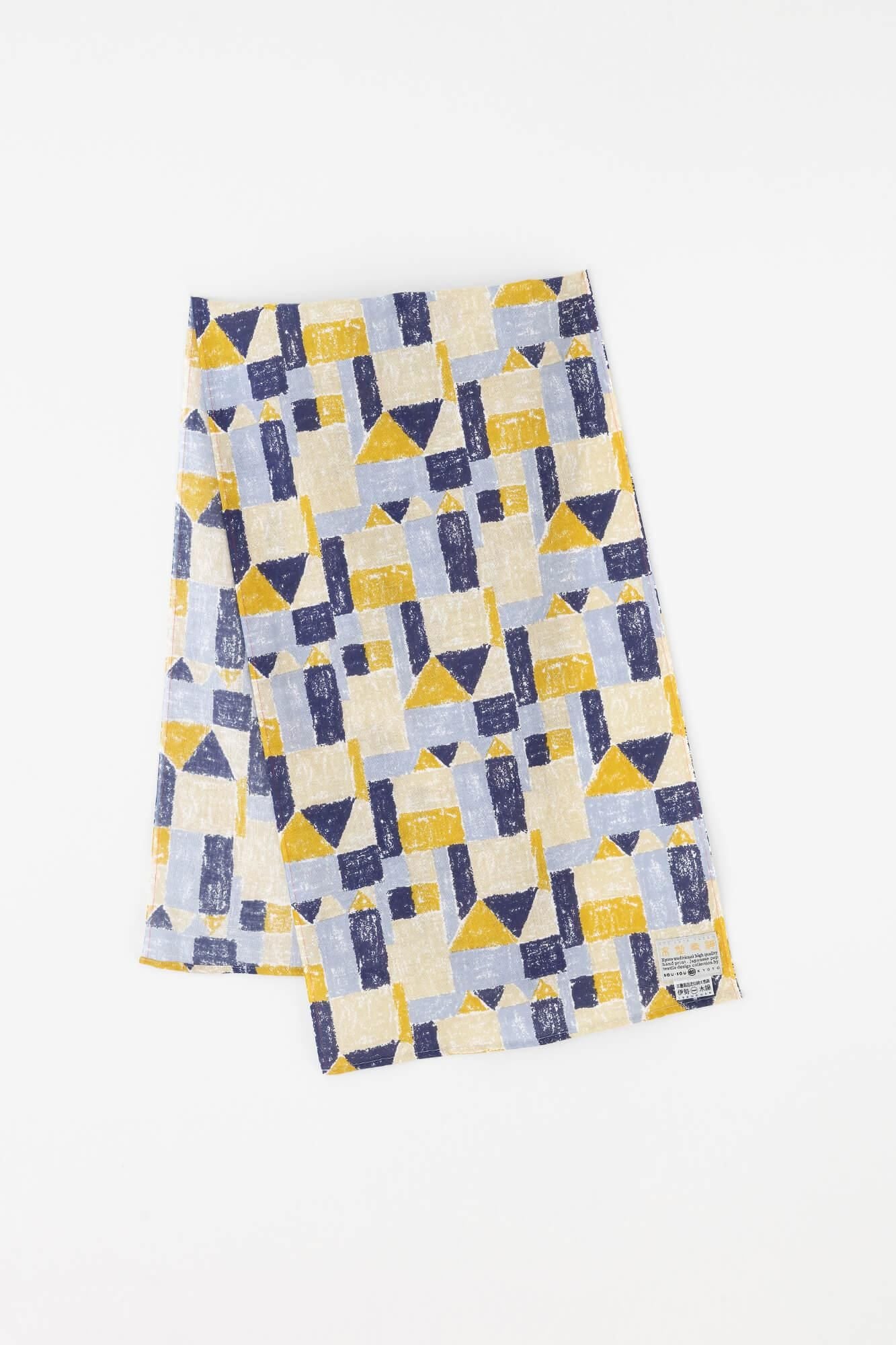 伊勢木棉 圍巾 短版／積木之家