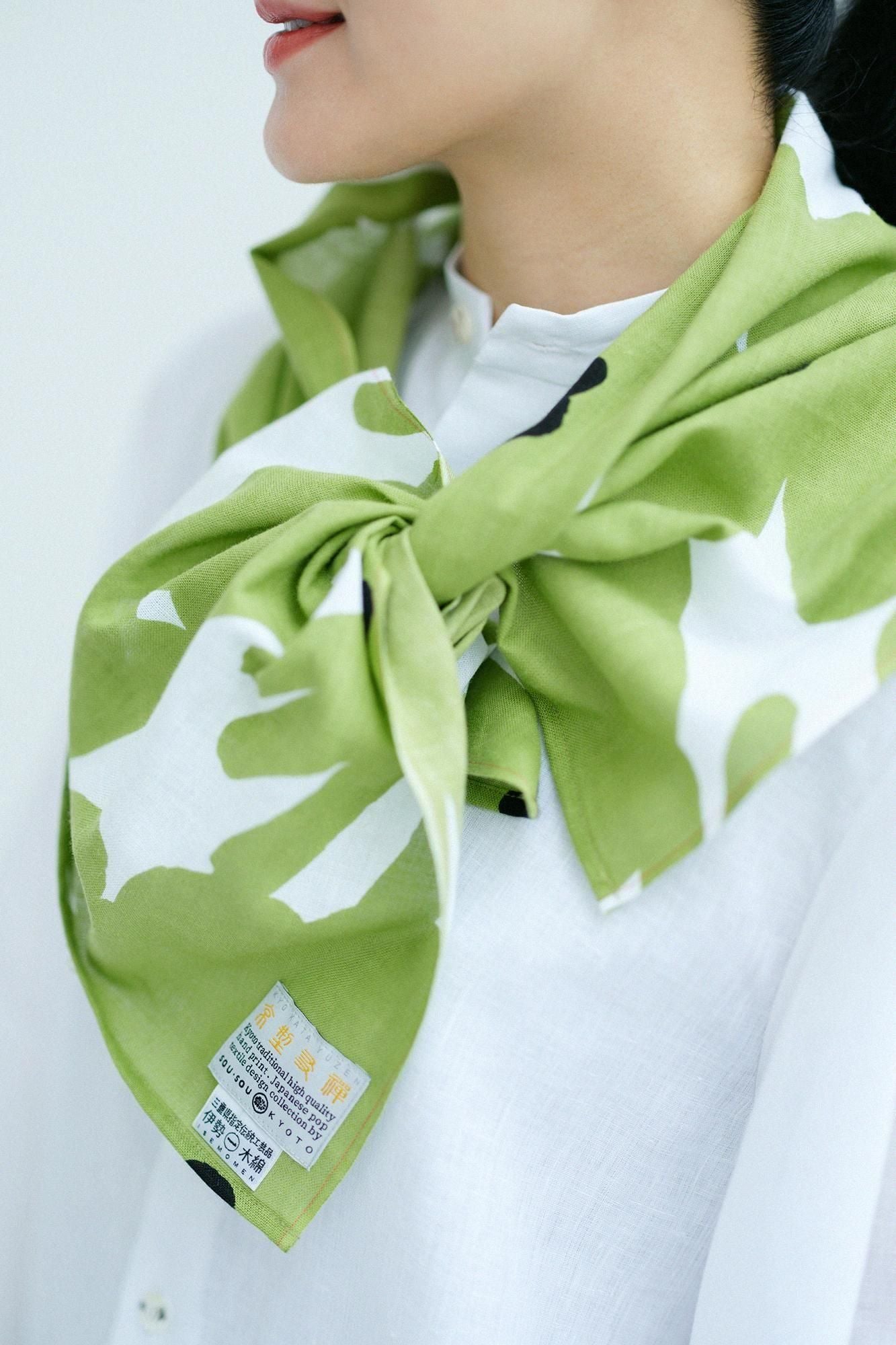 伊勢木棉 圍巾 短版／落落大方