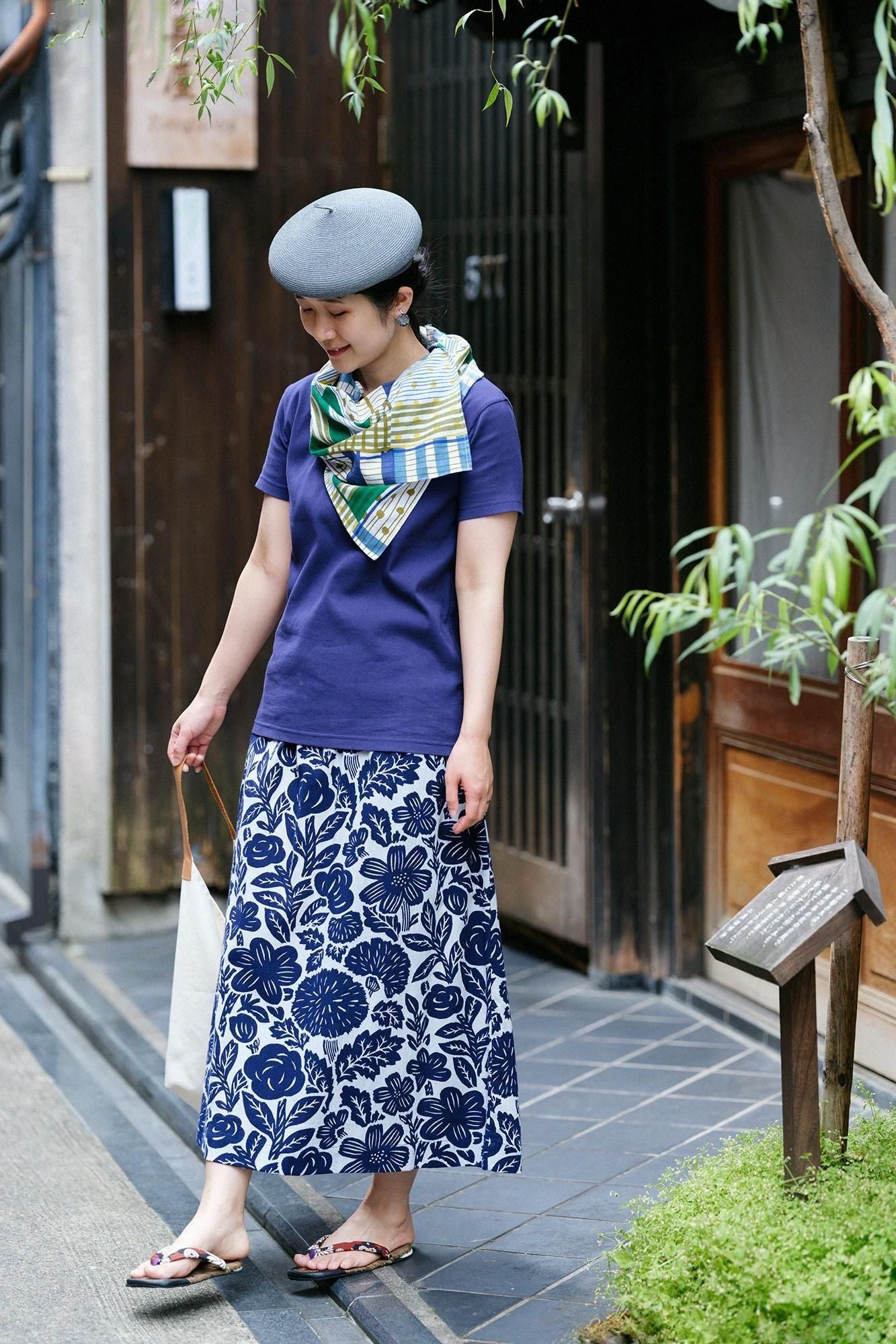 Isemomen Cotton Short Scarf / Layering