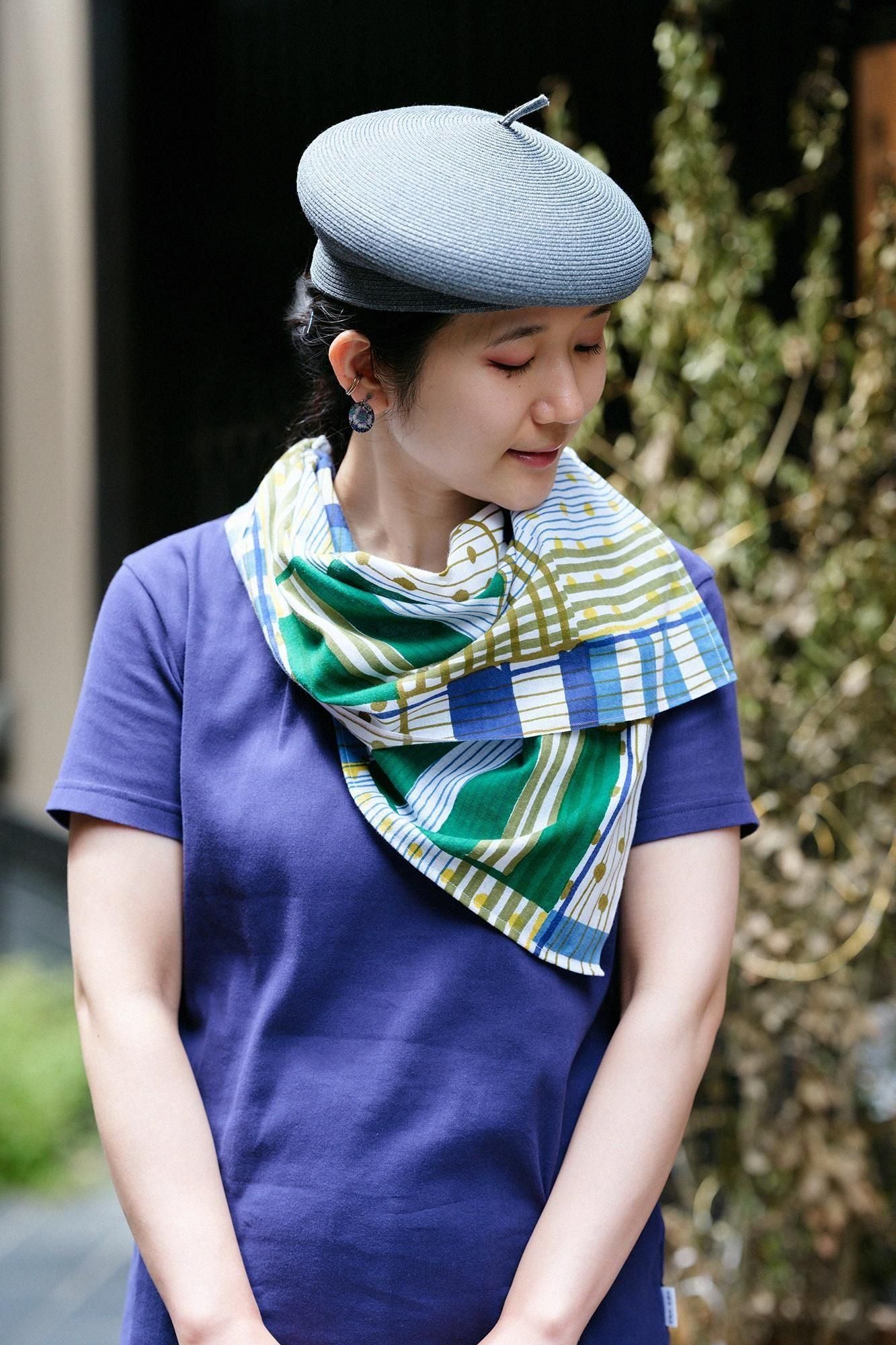 Isemomen Cotton Short Scarf / Layering
