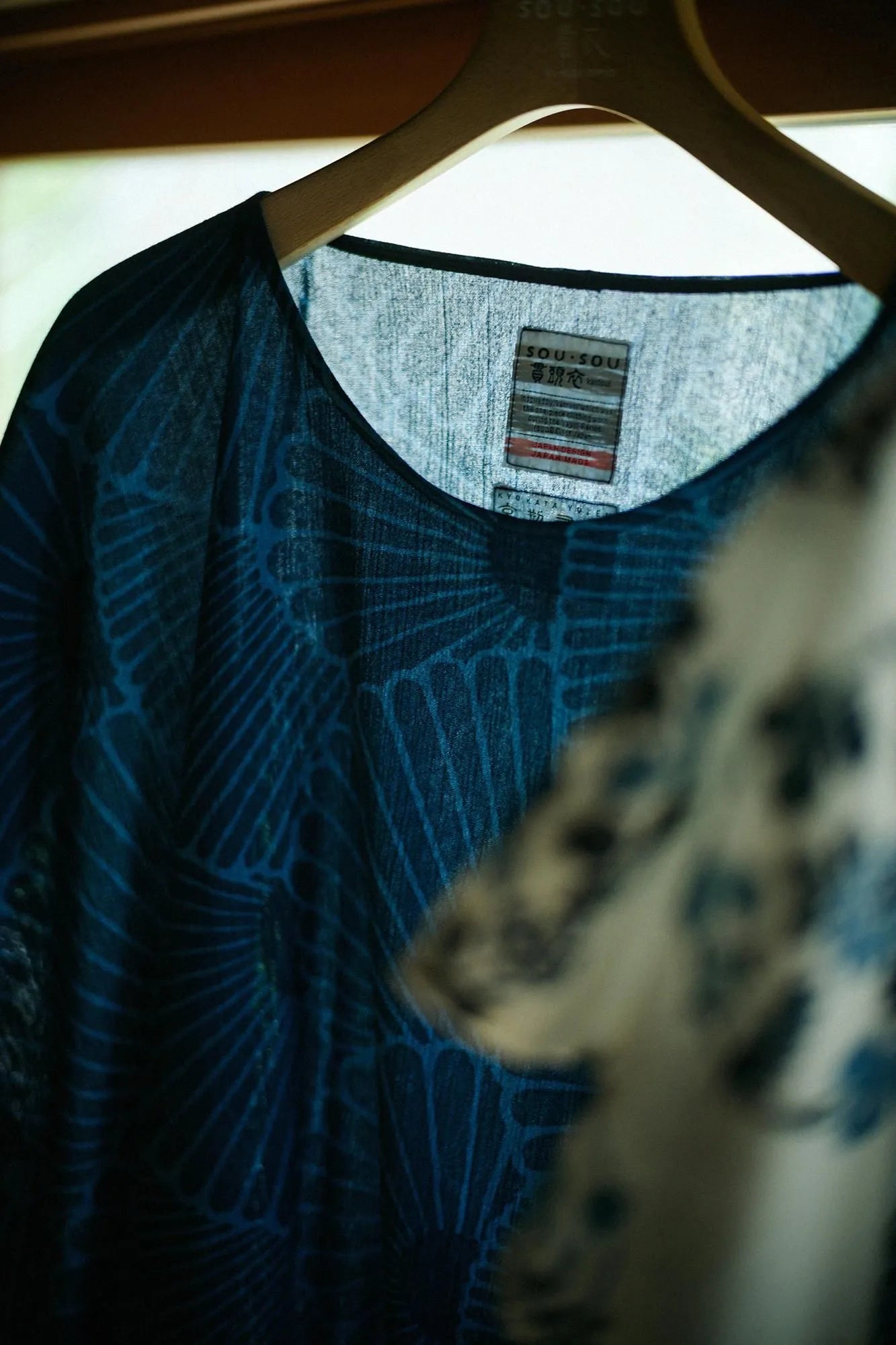 【Ships ard. 6/23】Chizimi Cotton 20/20 Ainasen Rectangular Dress / Chrysanthemum