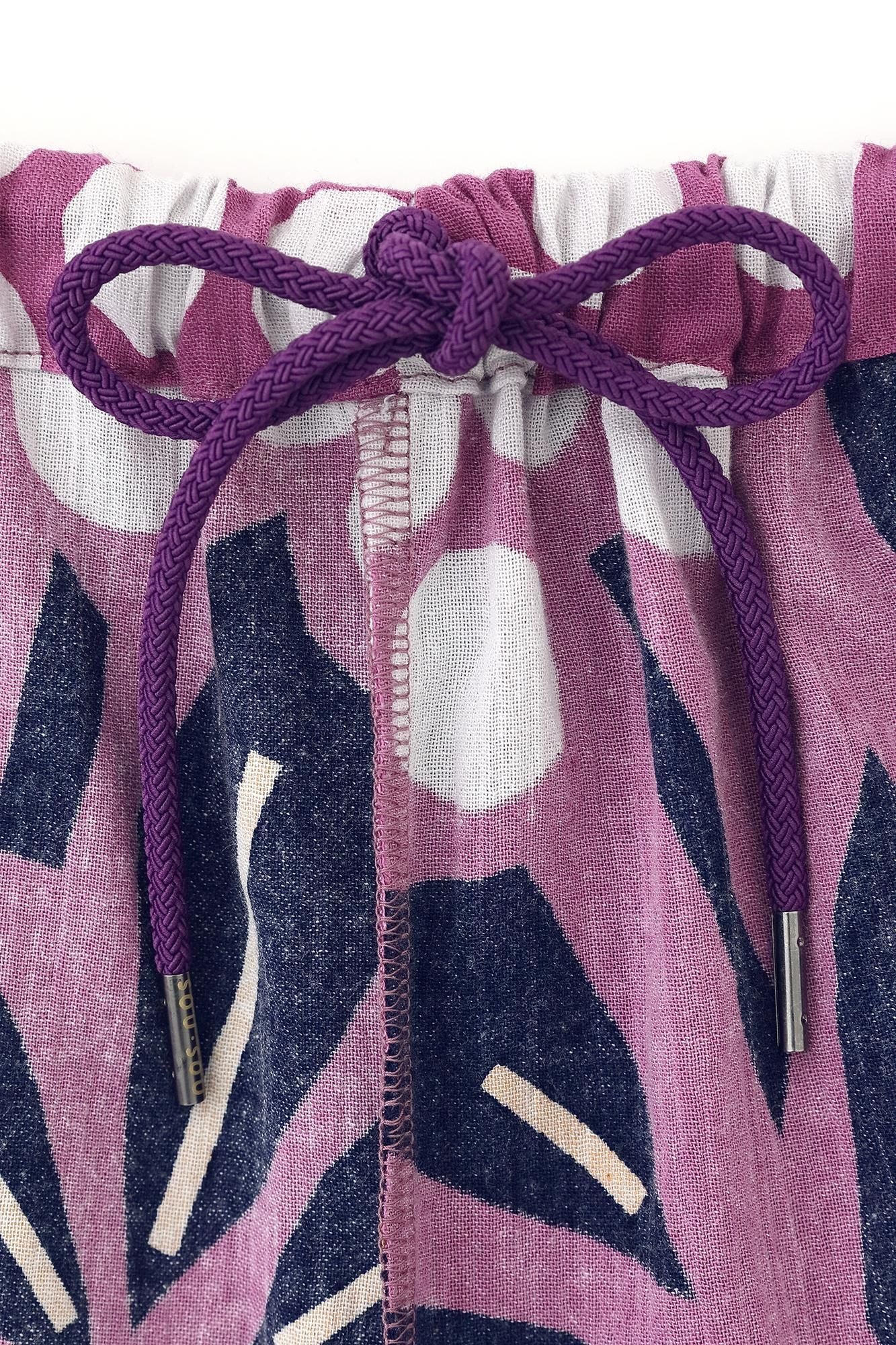 Chizimi Cotton 20/20 Monpe Workers Pants / Nandina Bamboo