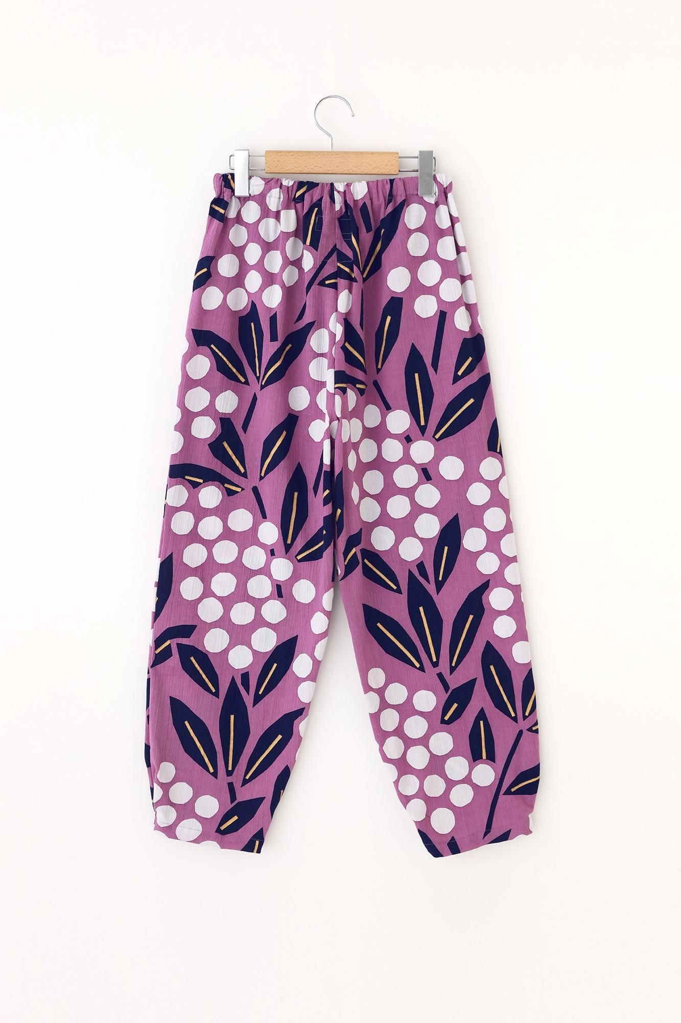 Chizimi Cotton 20/20 Monpe Workers Pants / Nandina Bamboo