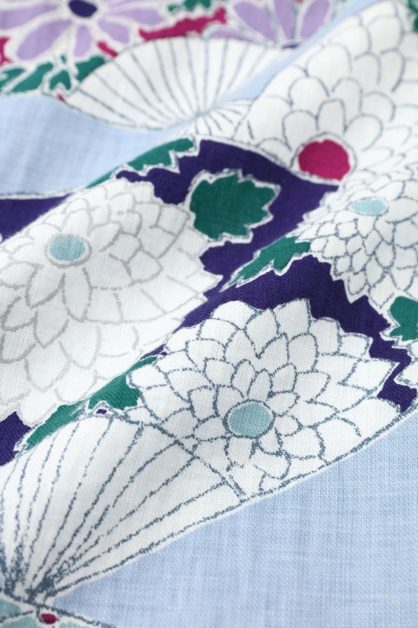 大麻，新鲜的Yukatamita/fan（ougi）ashanada