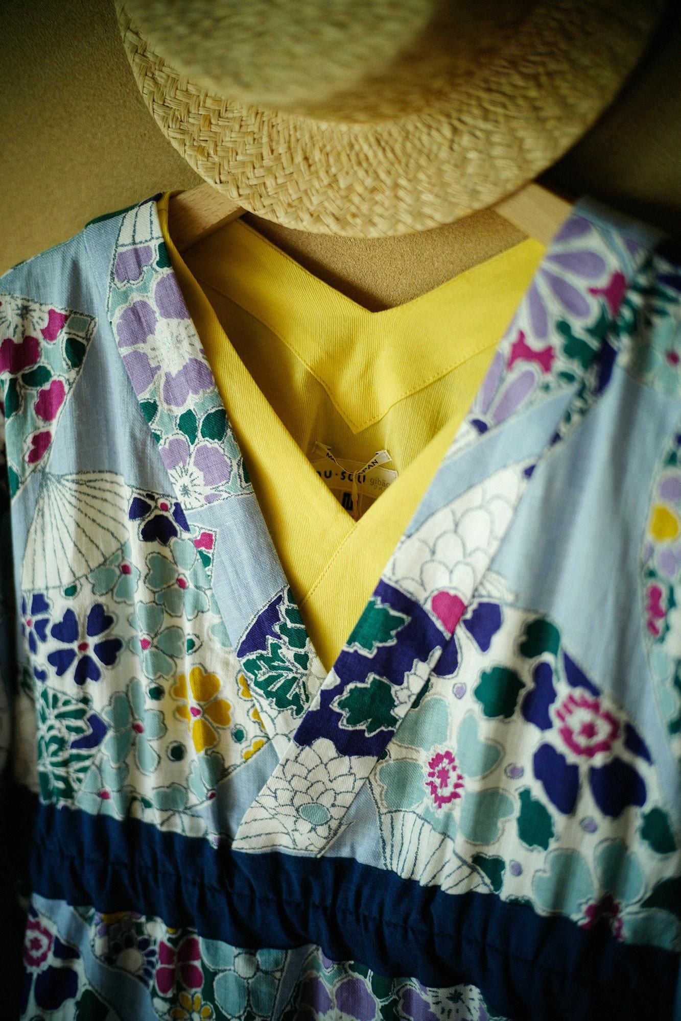 大麻，新鲜的Yukatamita/fan（ougi）ashanada