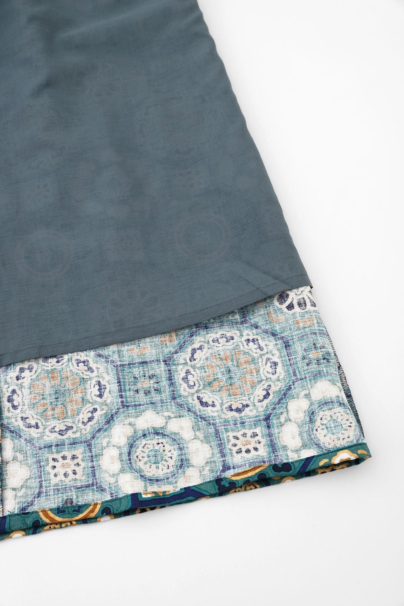 麻 ゆかたみたて／華麗（かれい） 緑玉色（りょくぎょくいろ）