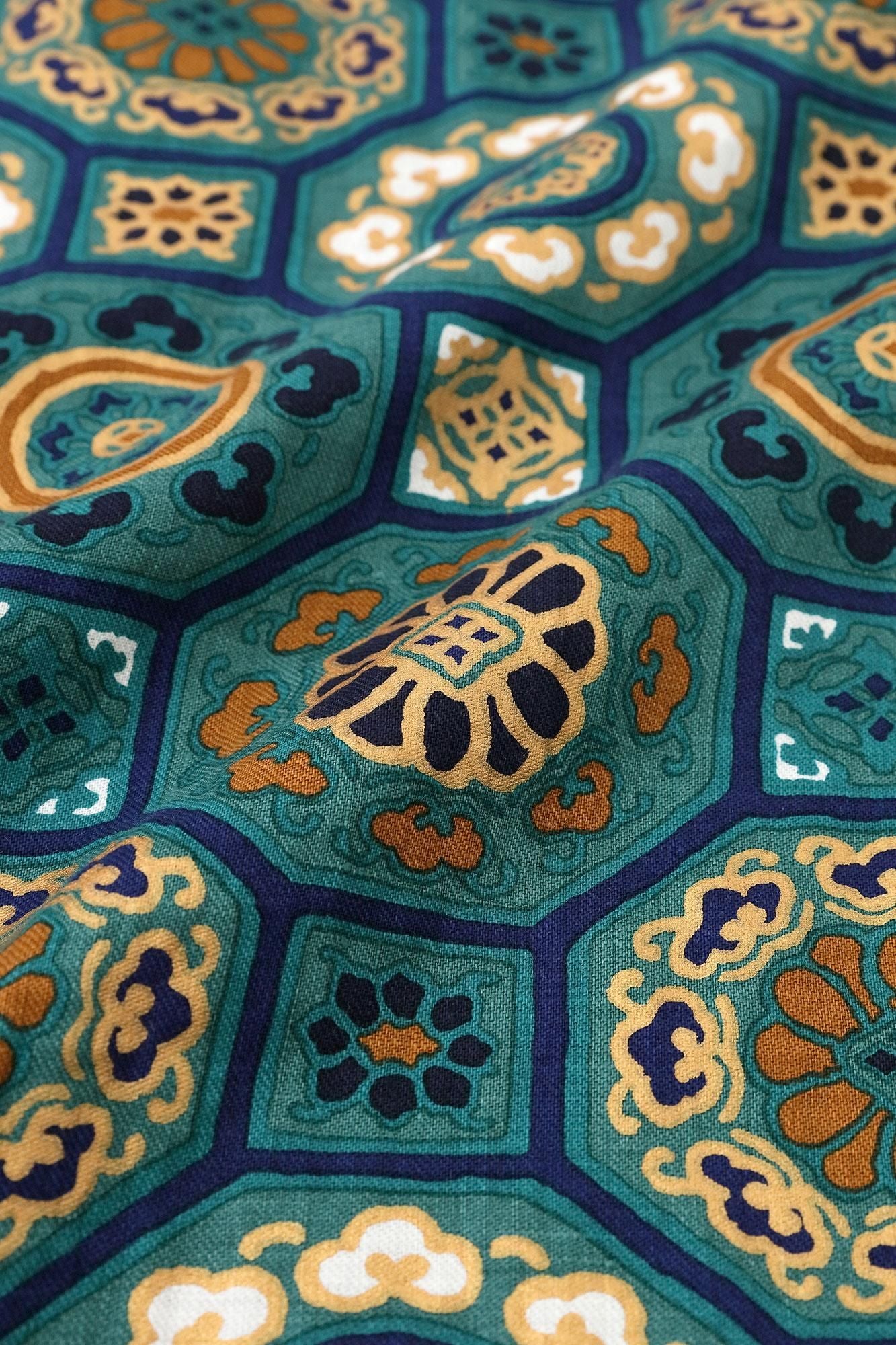 大麻Yukata新鲜/光荣（绿色）