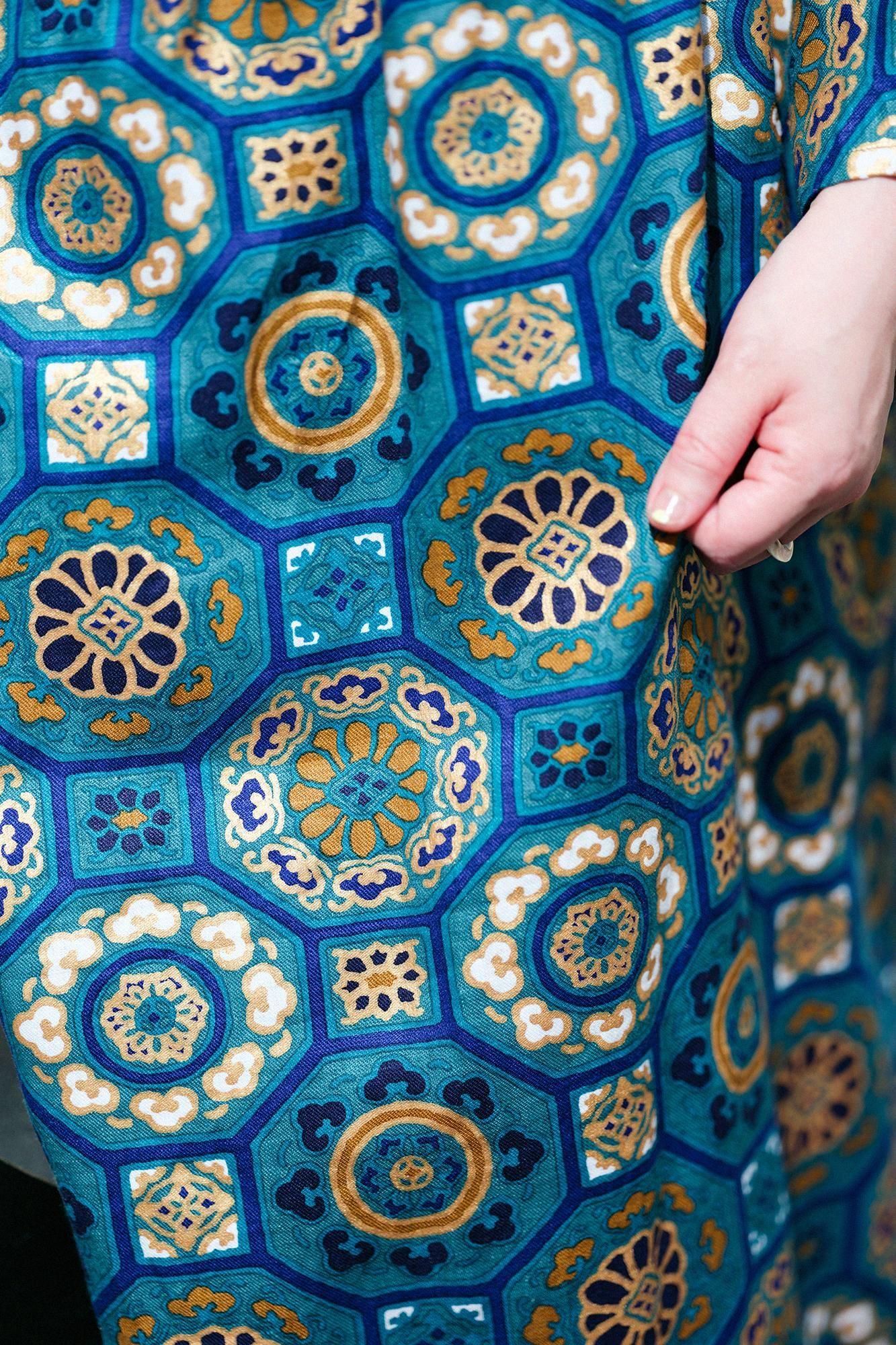 大麻Yukata新鲜/光荣（绿色）