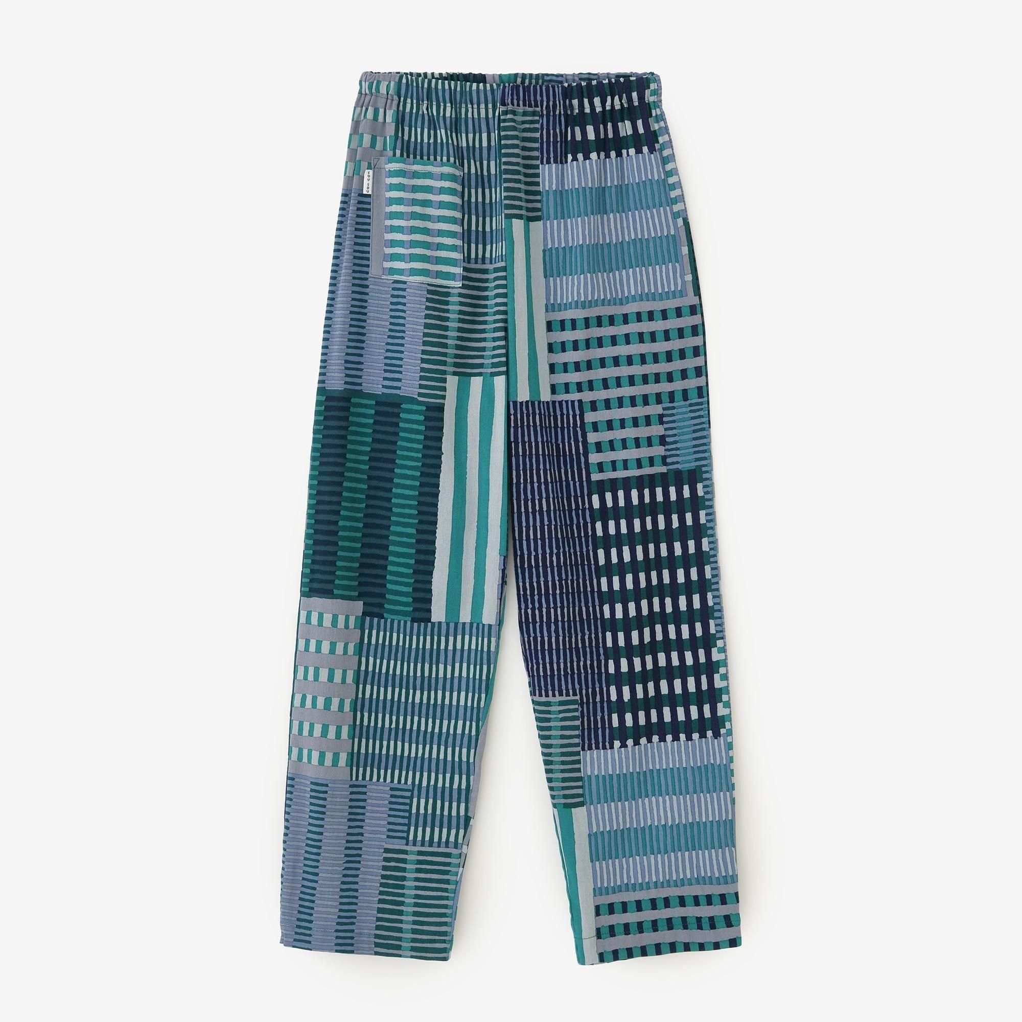 高島縮 40/40 えんゆう穿き／正紺（しょうこん）