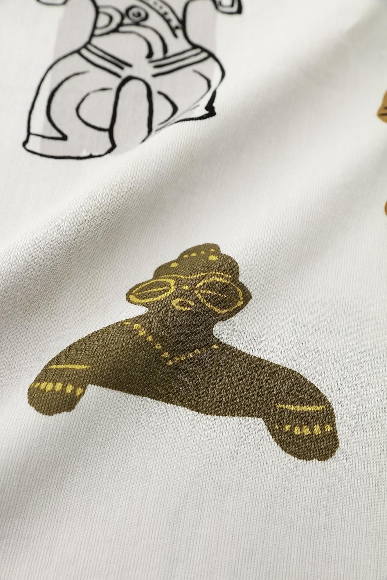 高島縮 40/40 えんゆう穿き／土偶（どぐう）