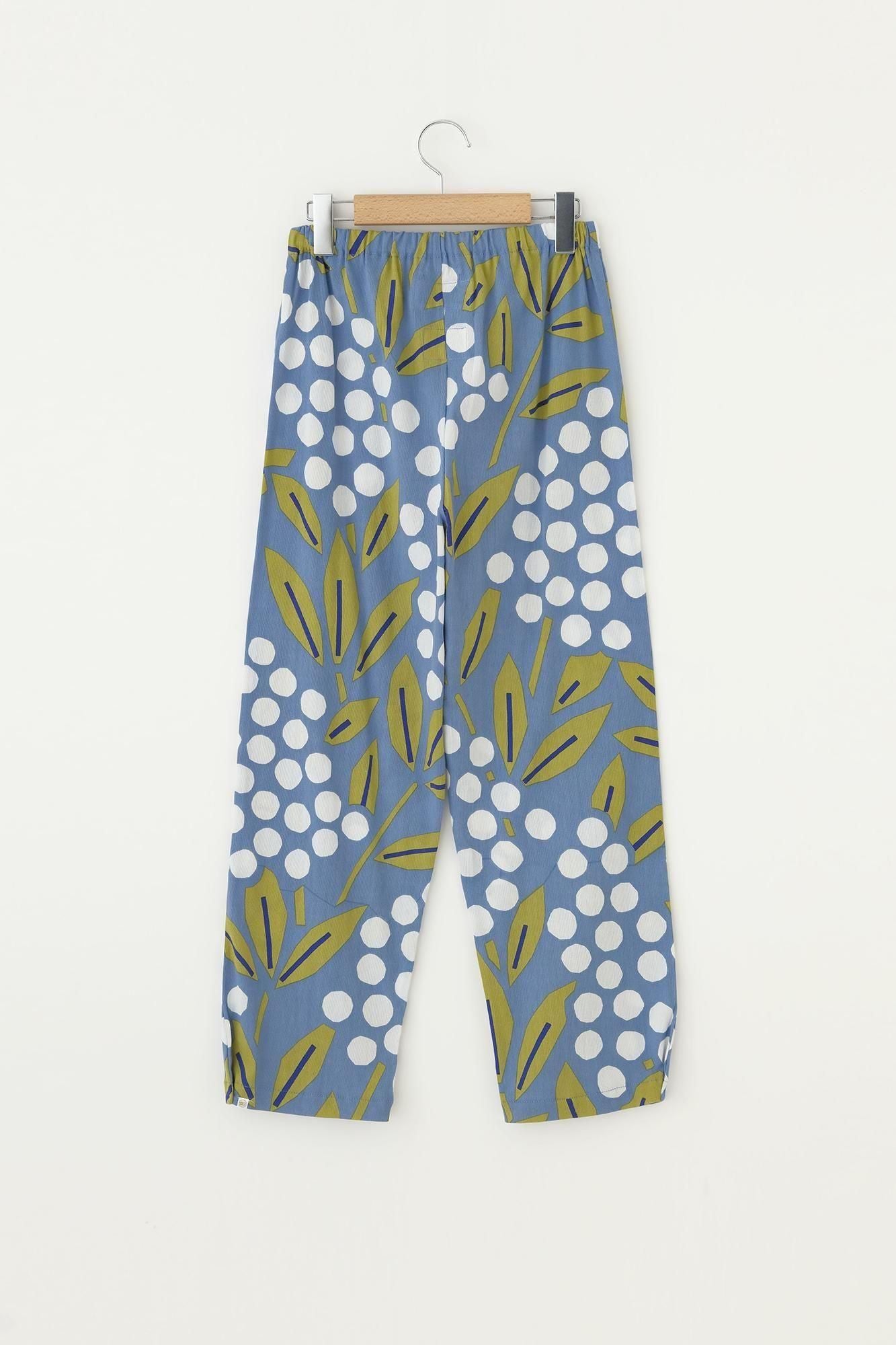 Chizimi Cotton 40/40 Skinny Pants / Nandina Bamboo