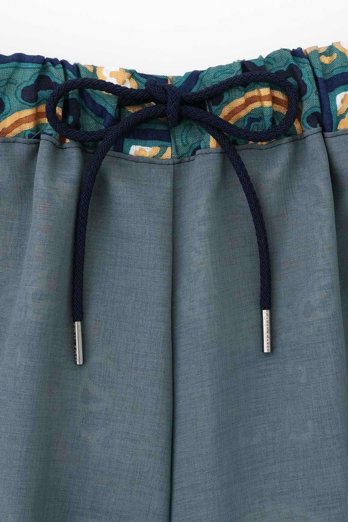 Chanvre, large, monpe / glorieux, vert vert