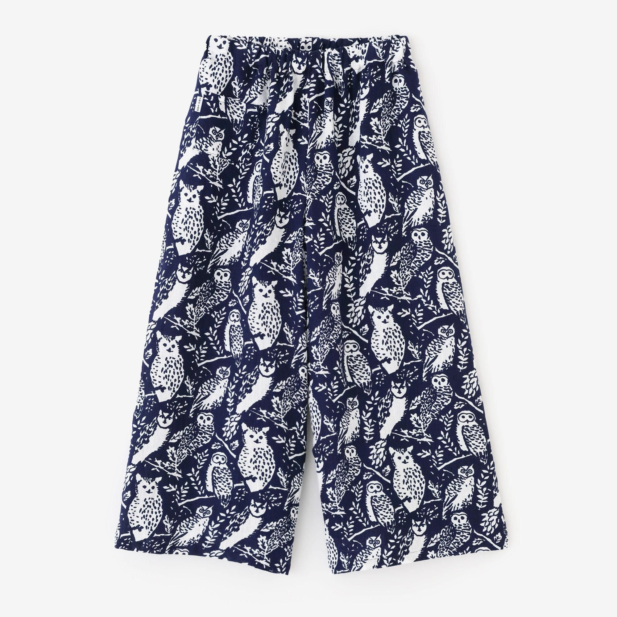 伊勢木綿 20/20 広形（ひろなり）もんぺ／淡藤鼠（うすふじねず）