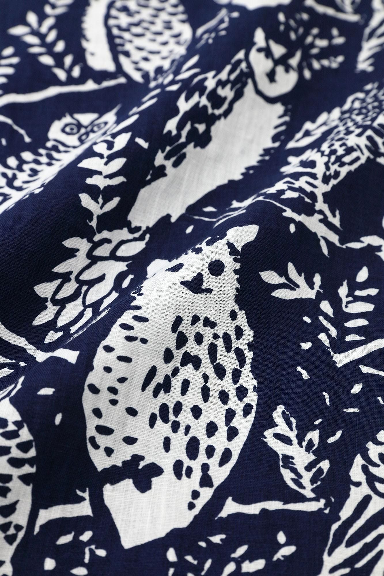 麻 闊腿褲／森林生活