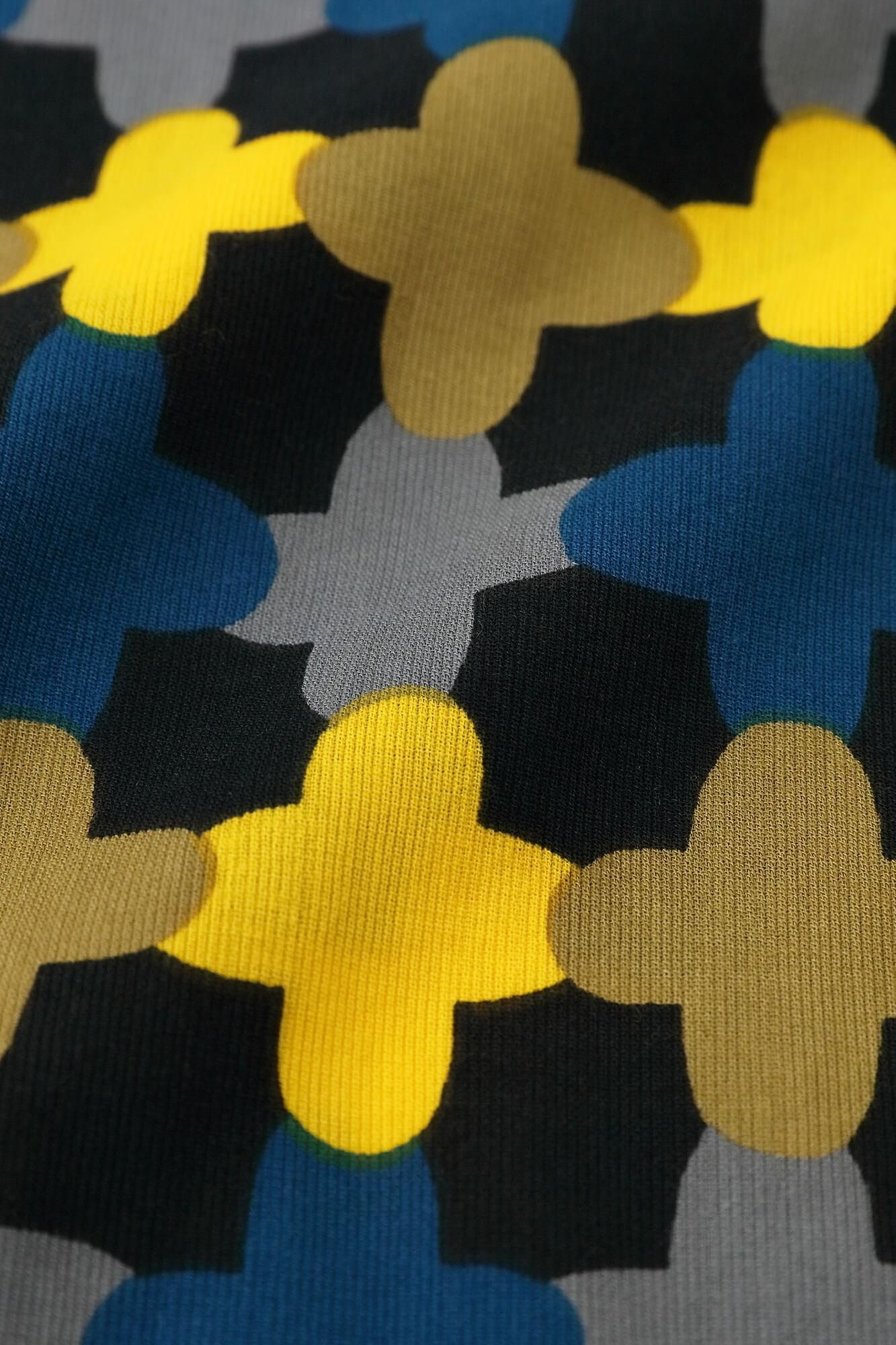 高島縮棉 40/40 短袖上衣／繩梯子