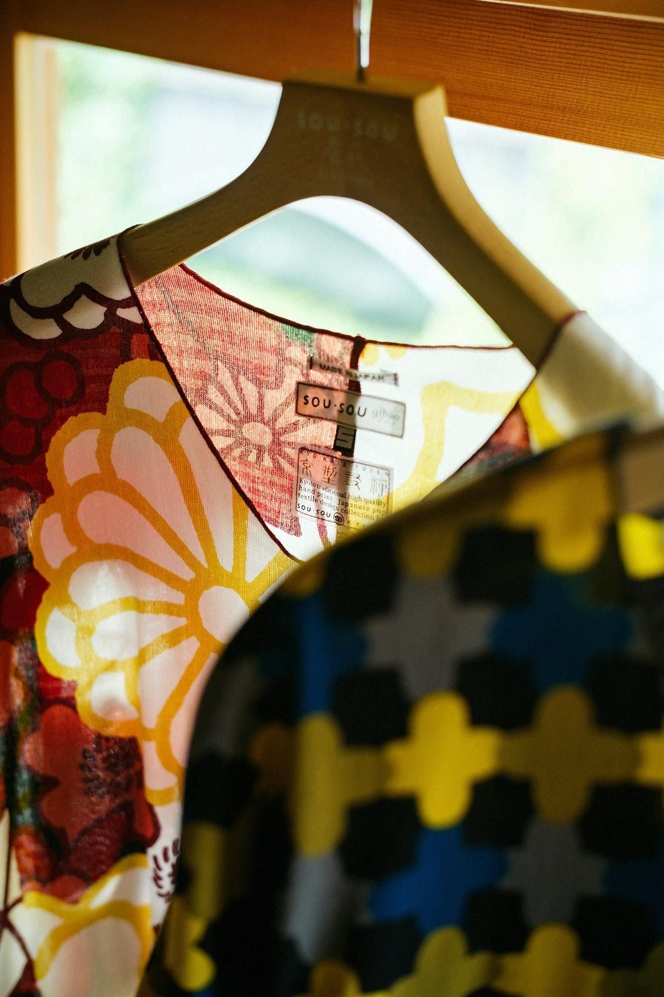 高島縮棉 40/40 短袖上衣／豪華