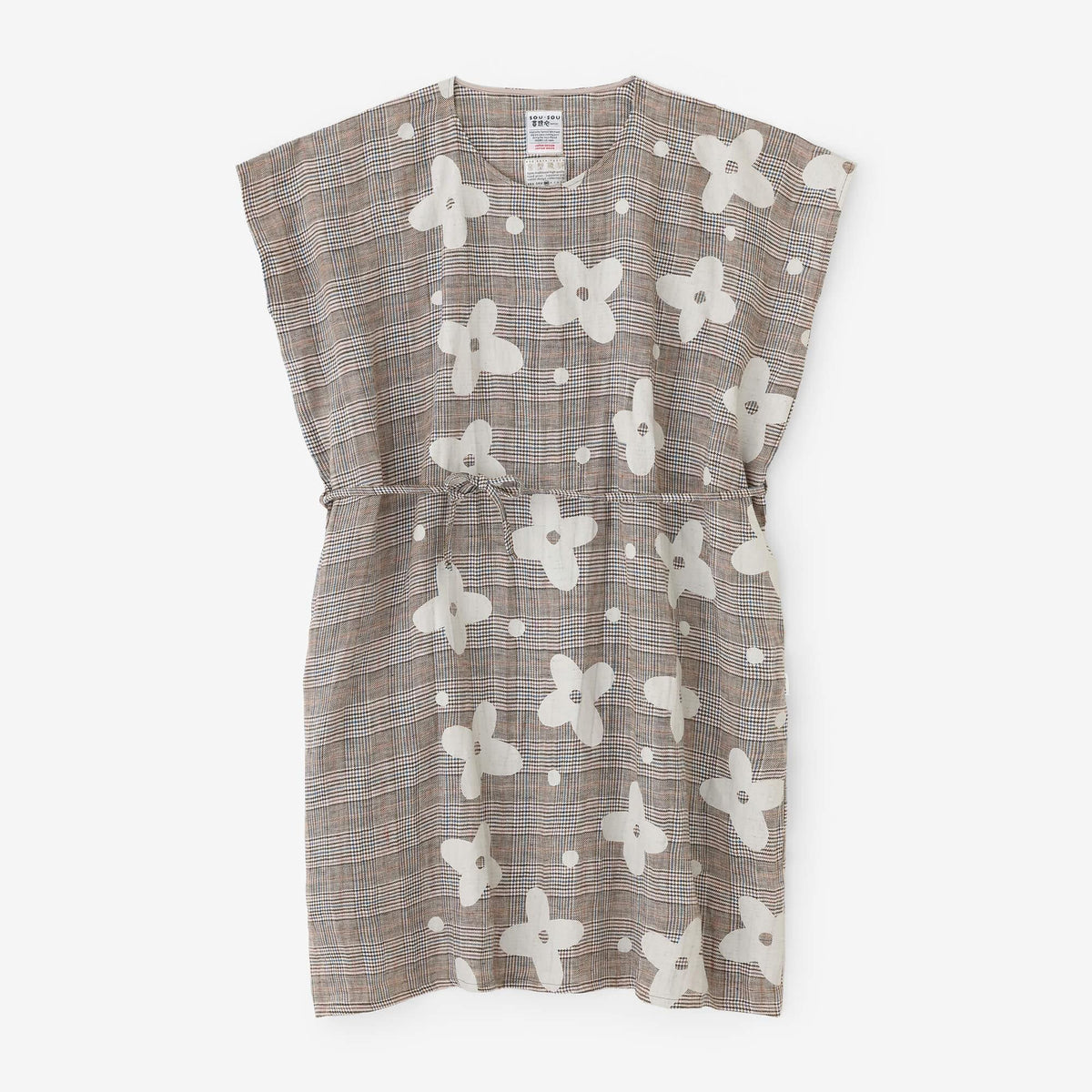 麻 格子織（こうしおり） 長方形衣（ちょうほうけい）／山花風