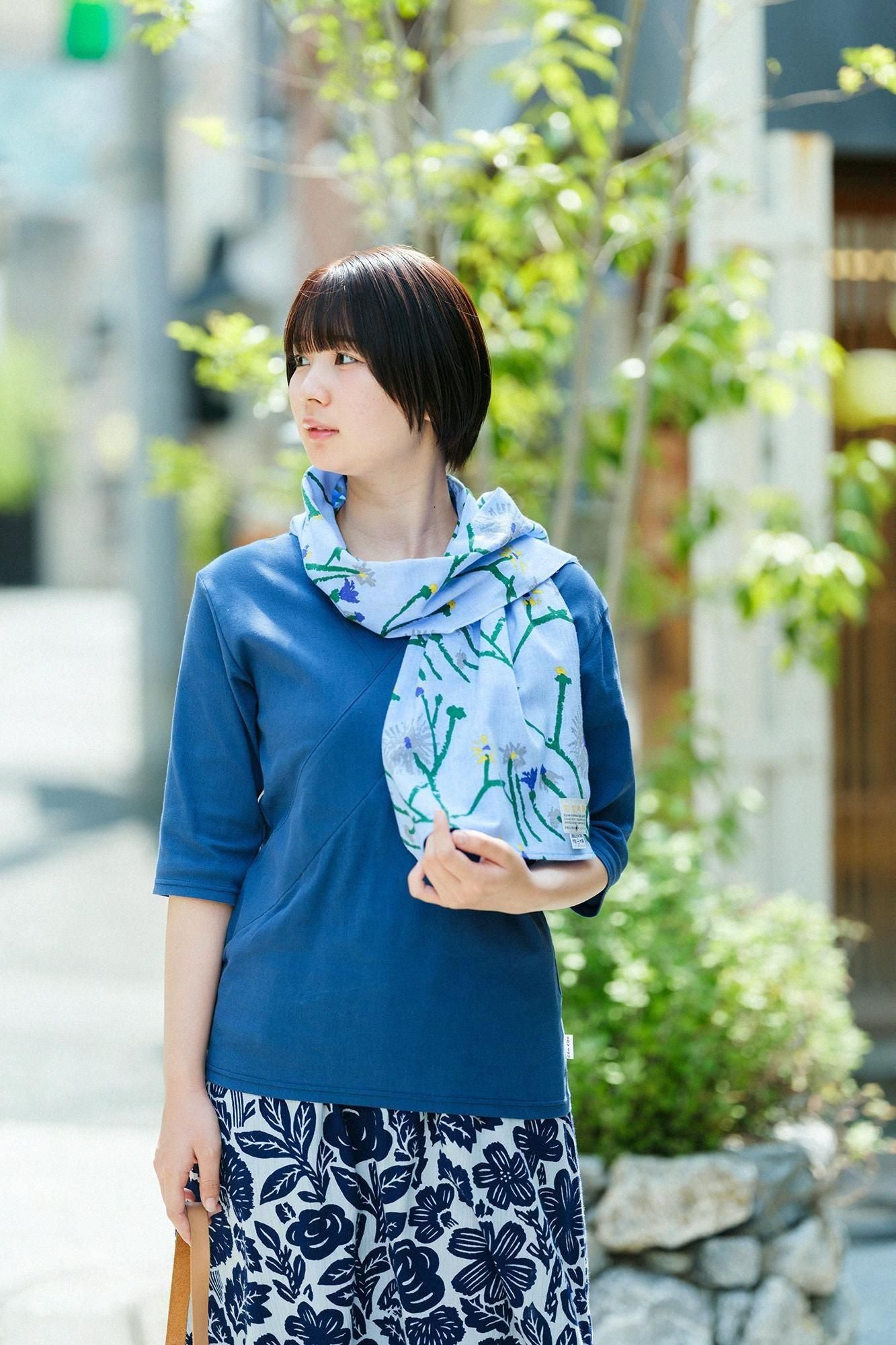 Isemomen Cotton Short Scarf / Walkway