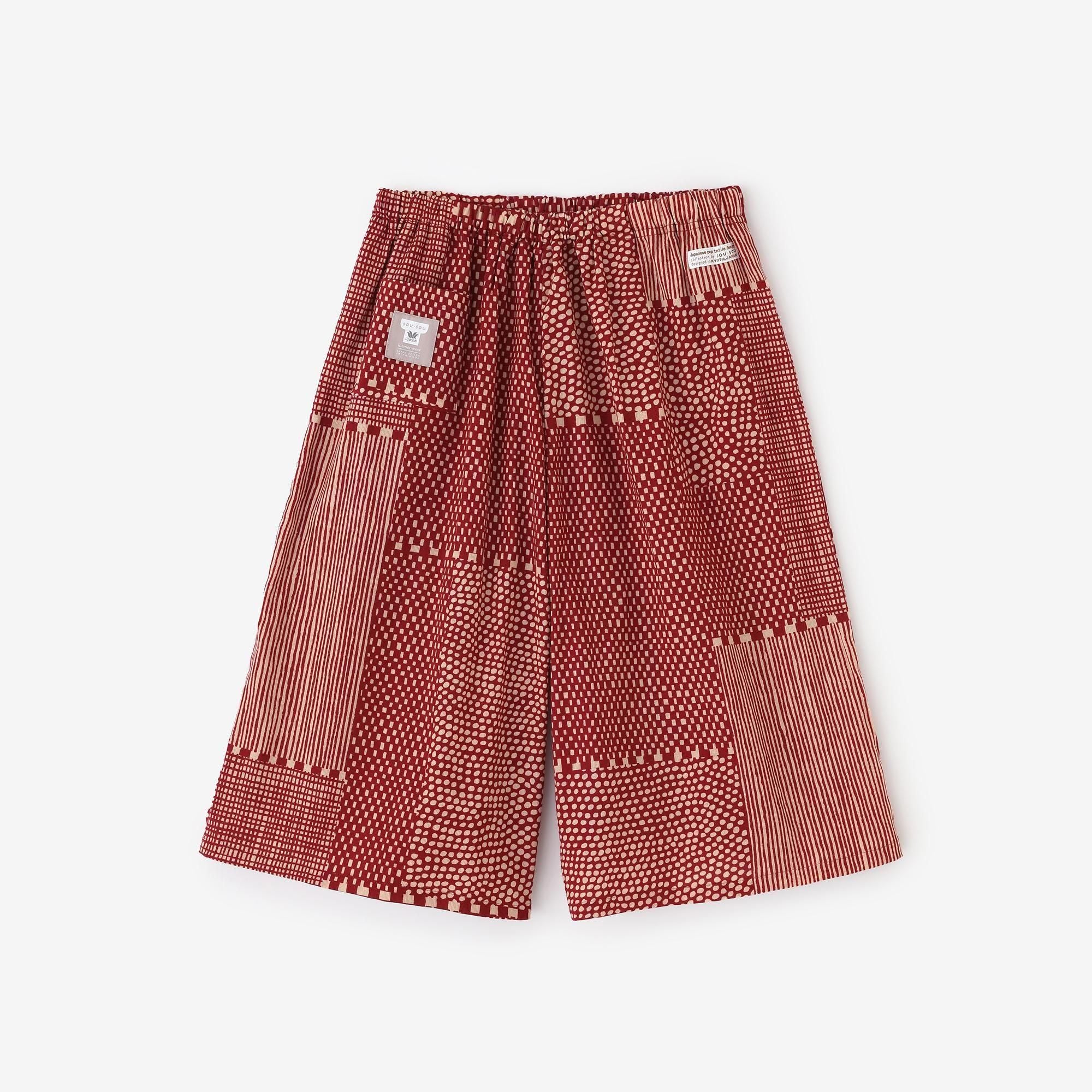 [온라인 전용]SOU・SOU×와코루 칸 히로나리 몸뻬  여행의 절반/마가사네 붉은 콩