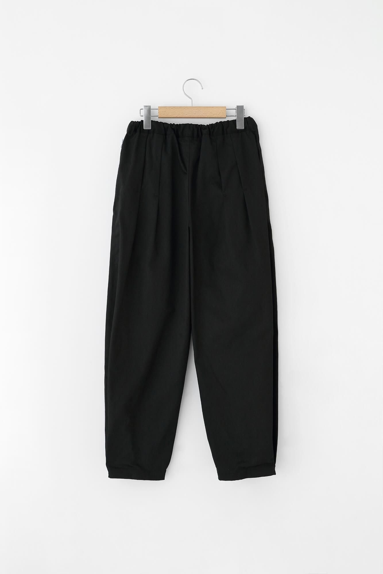 高密度 綾織（あやおり） 二ノ襞（にのひだ）もんぺ つぼみ／濡羽色（ぬればいろ）