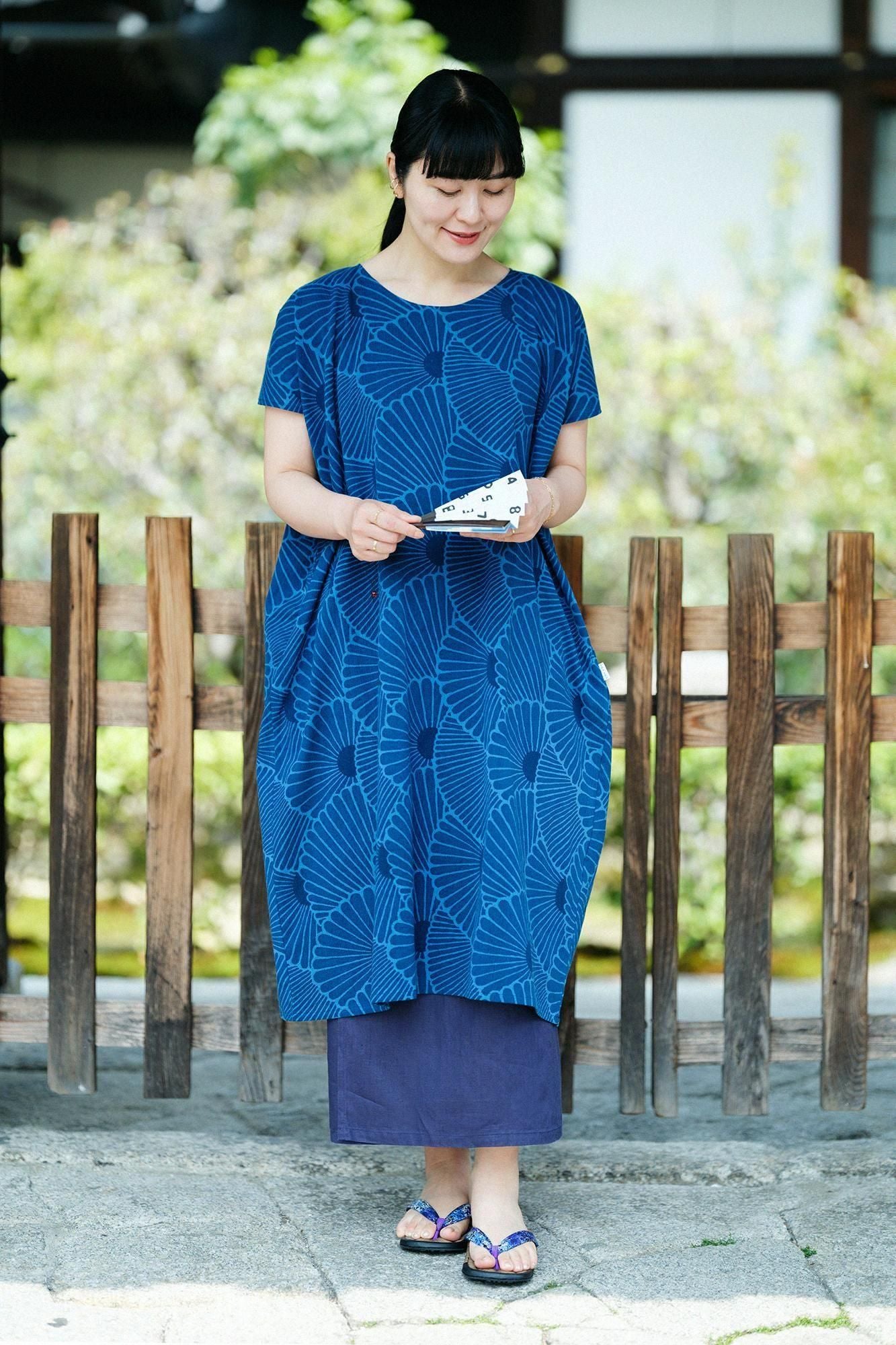 草履涼鞋 染竹／天目