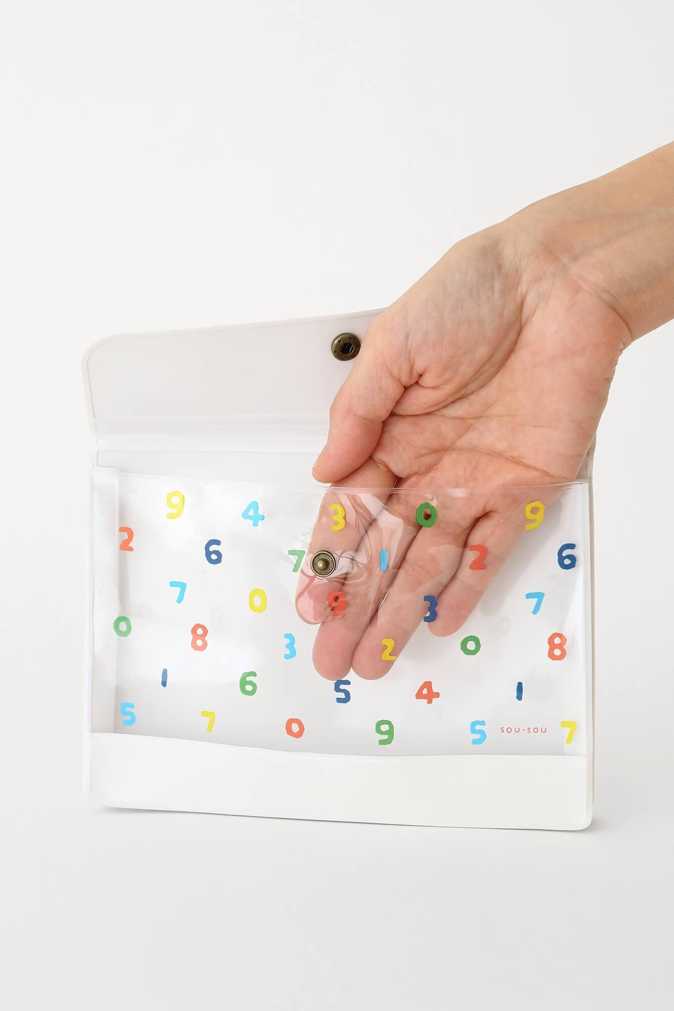 SOU・SOU×PHP研究所 PVCポーチ／SO-SU-U 五色（ごしき）