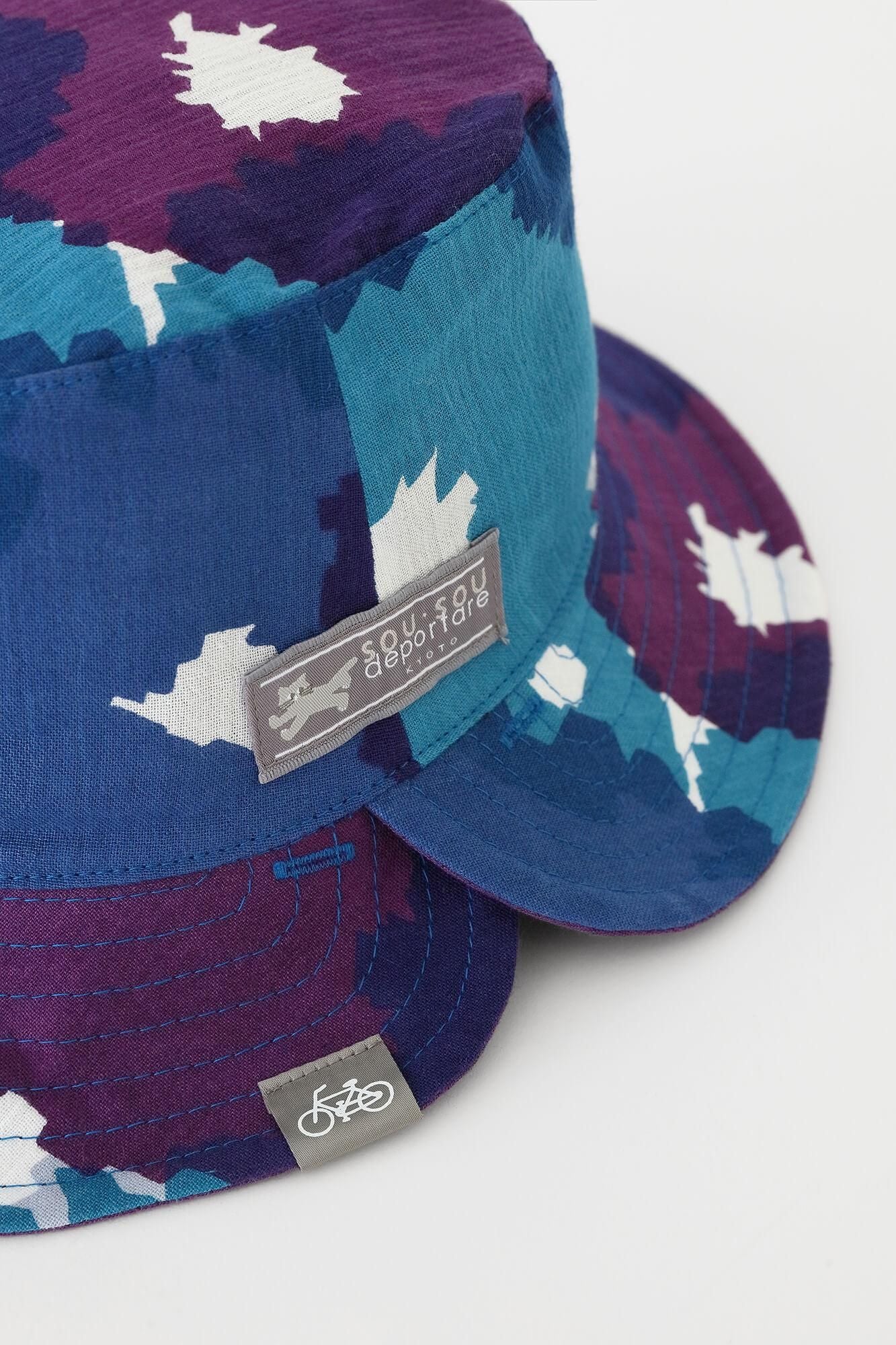 Chizimi Cotton 20/20 Reversible BIKE HAT / Full Bloom