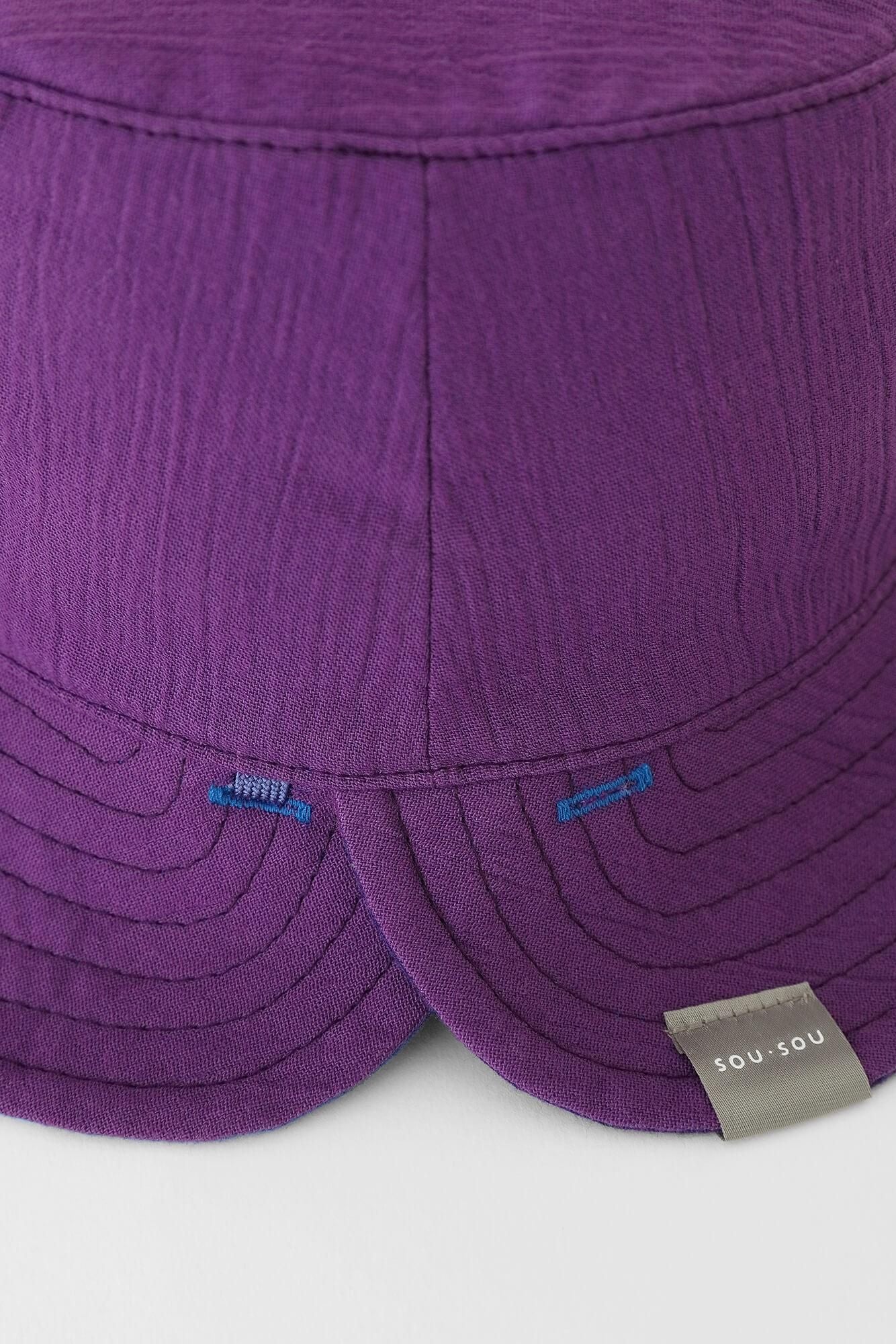 Chizimi Cotton 20/20 Reversible BIKE HAT / Full Bloom