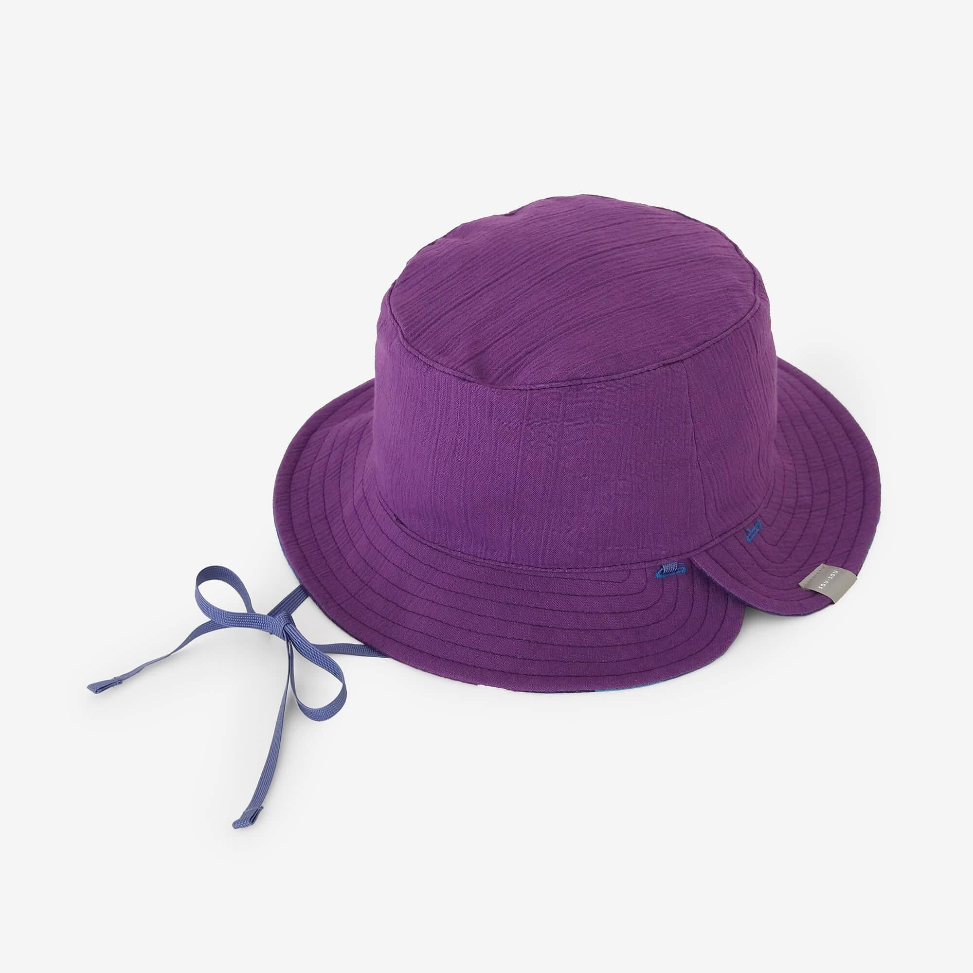 Chizimi Cotton 20/20 Reversible BIKE HAT / Full Bloom