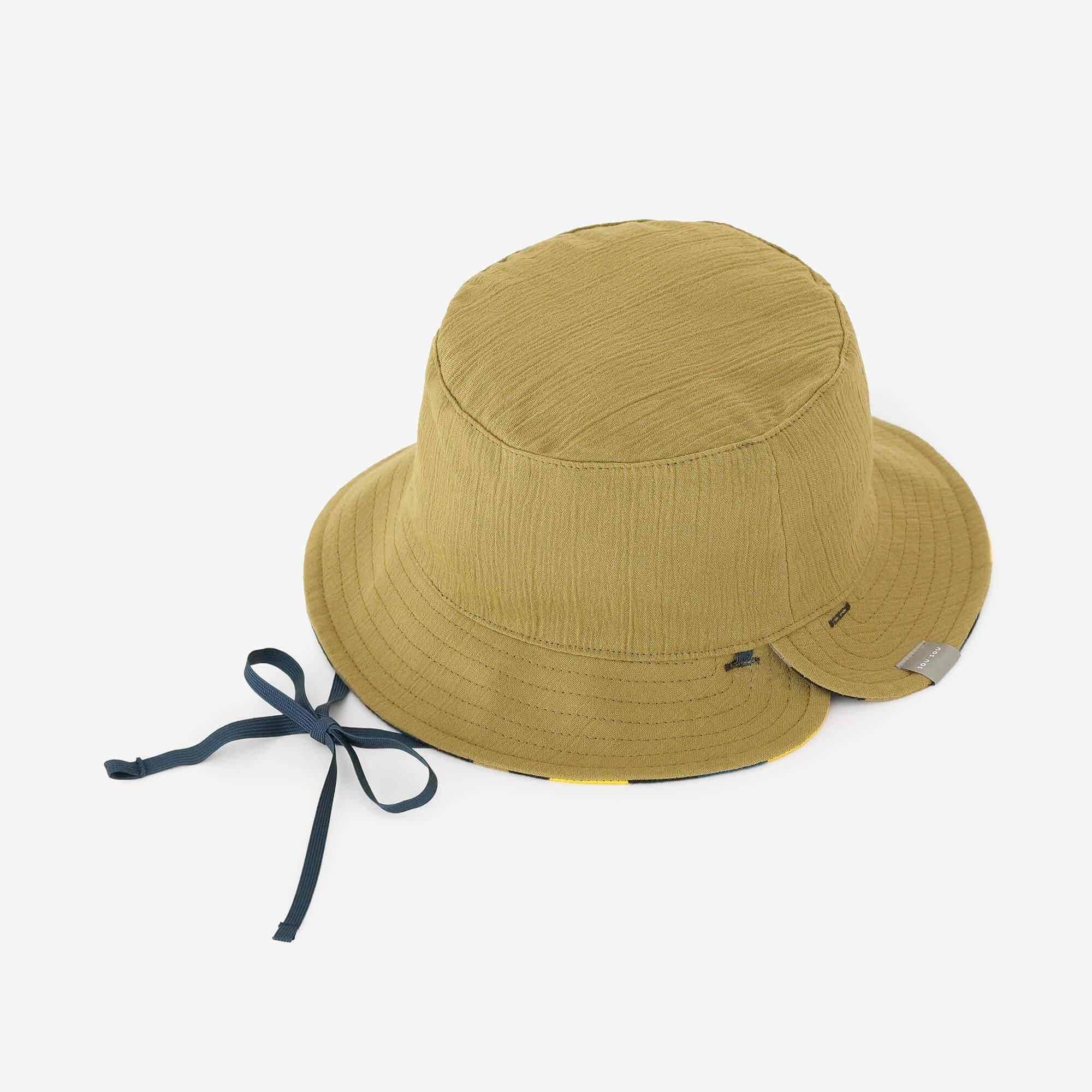 高島縮棉 20/20雙面用BIKE 帽子/繩梯子