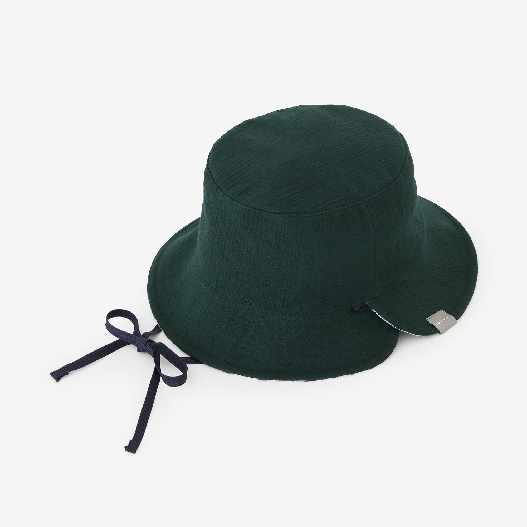 高島縮棉 20/20雙面用BIKE 帽子/綻放