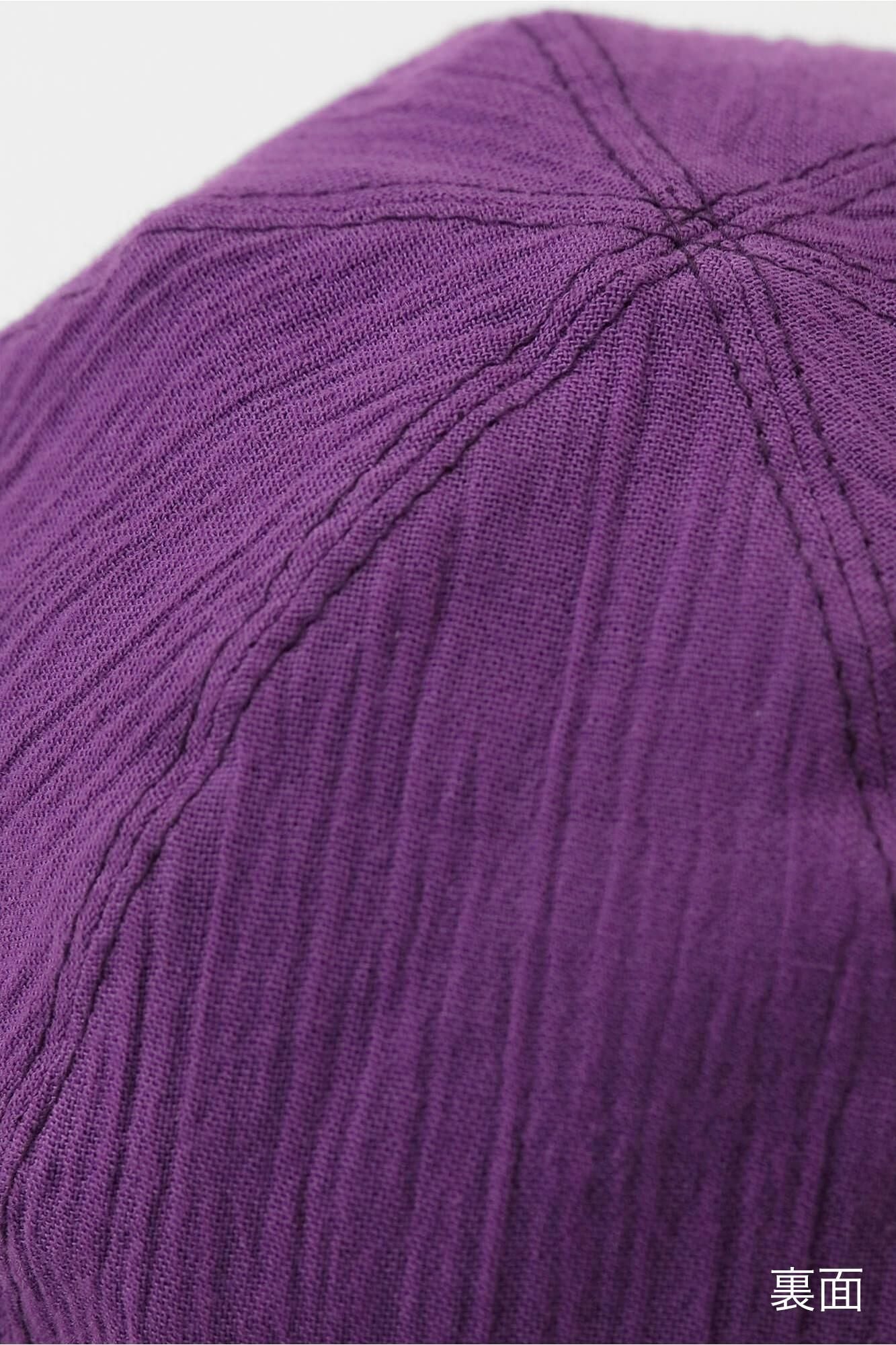 高島縮棉 20/20雙面用鴨舌帽/盛開